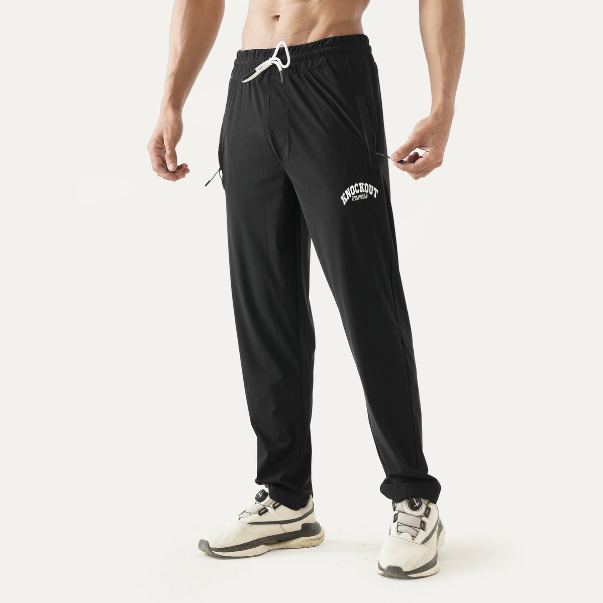 Knockout Textured Trouser – Black