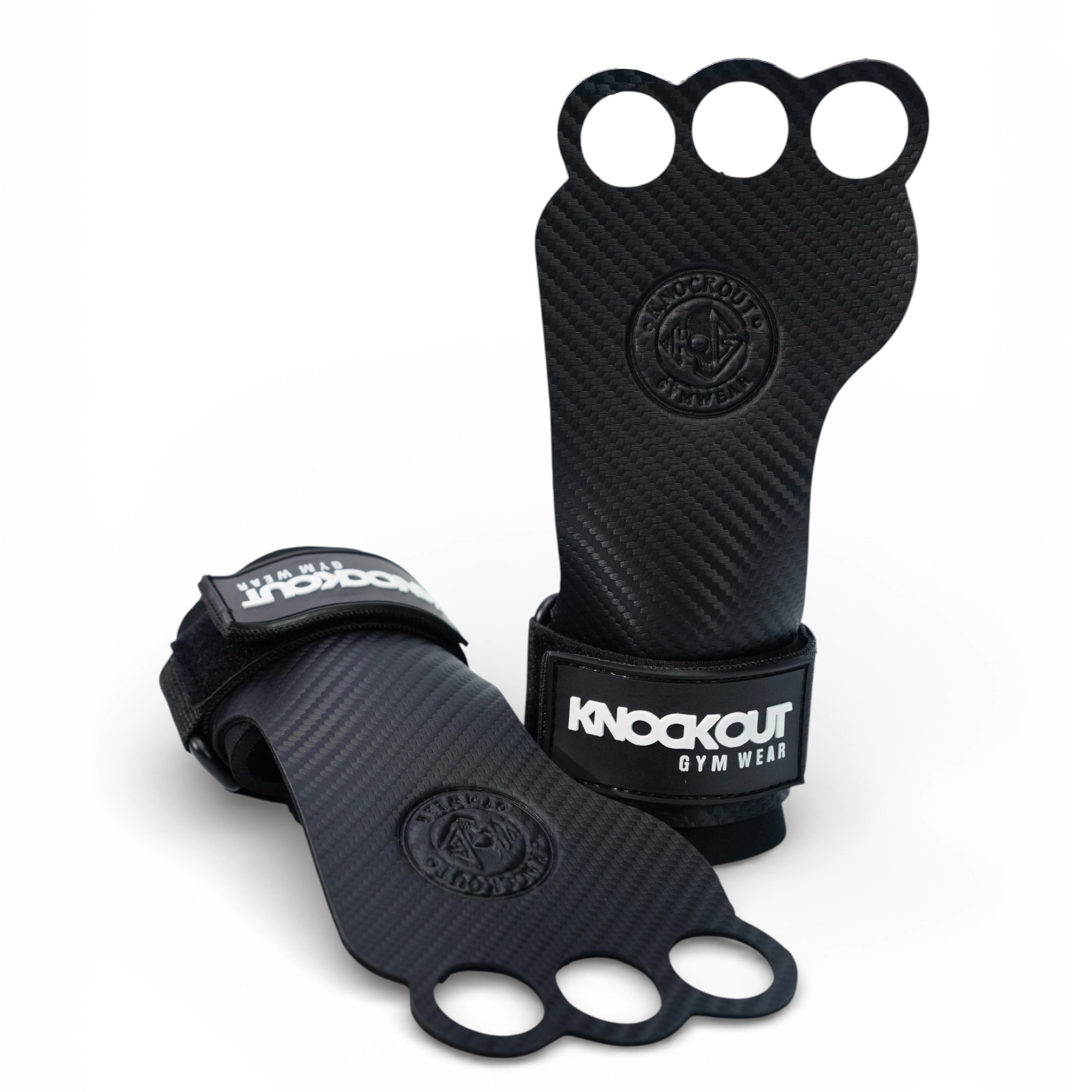 Knockout 3-Hole Carbon Fiber Training Grips