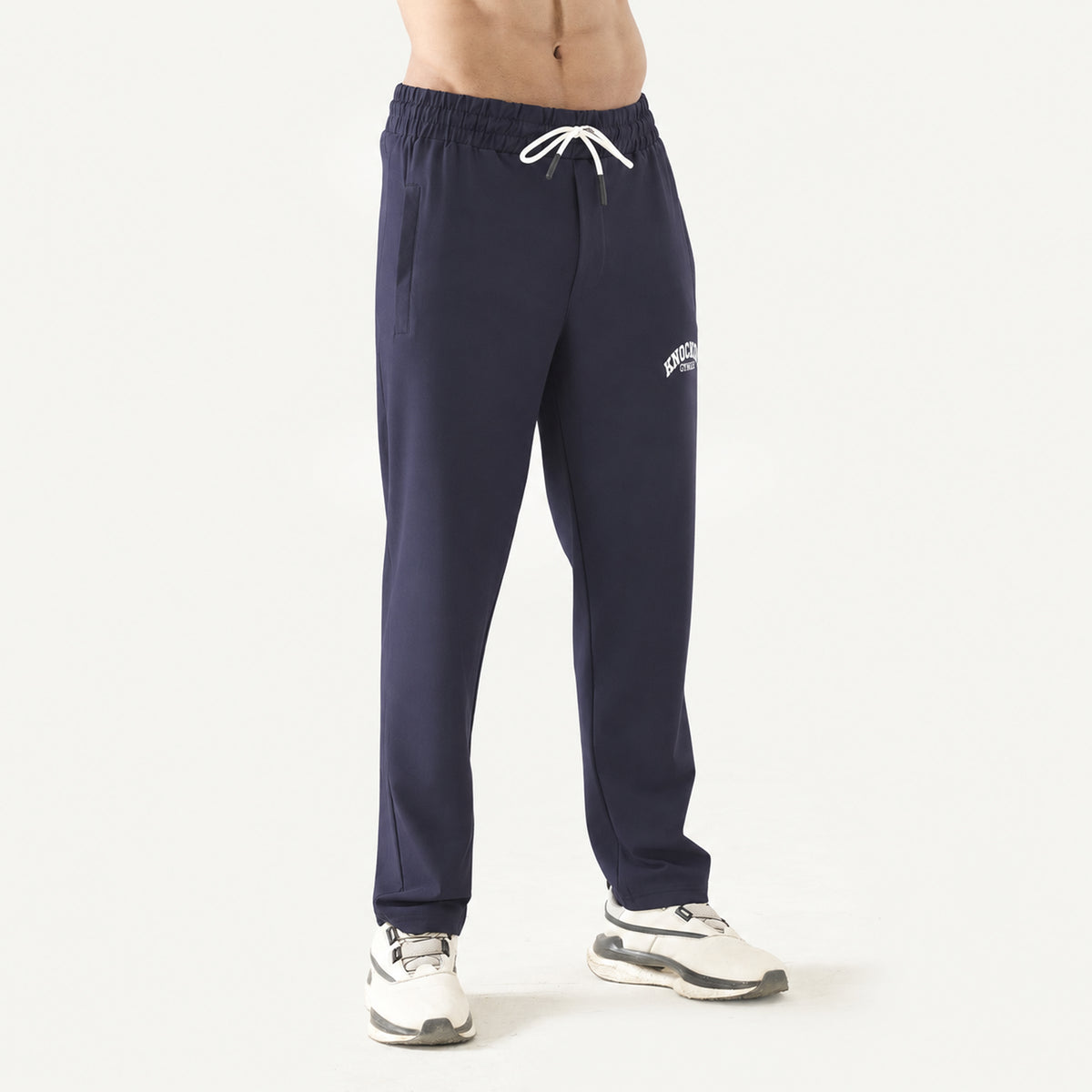 Knockout Textured Trouser – Navy