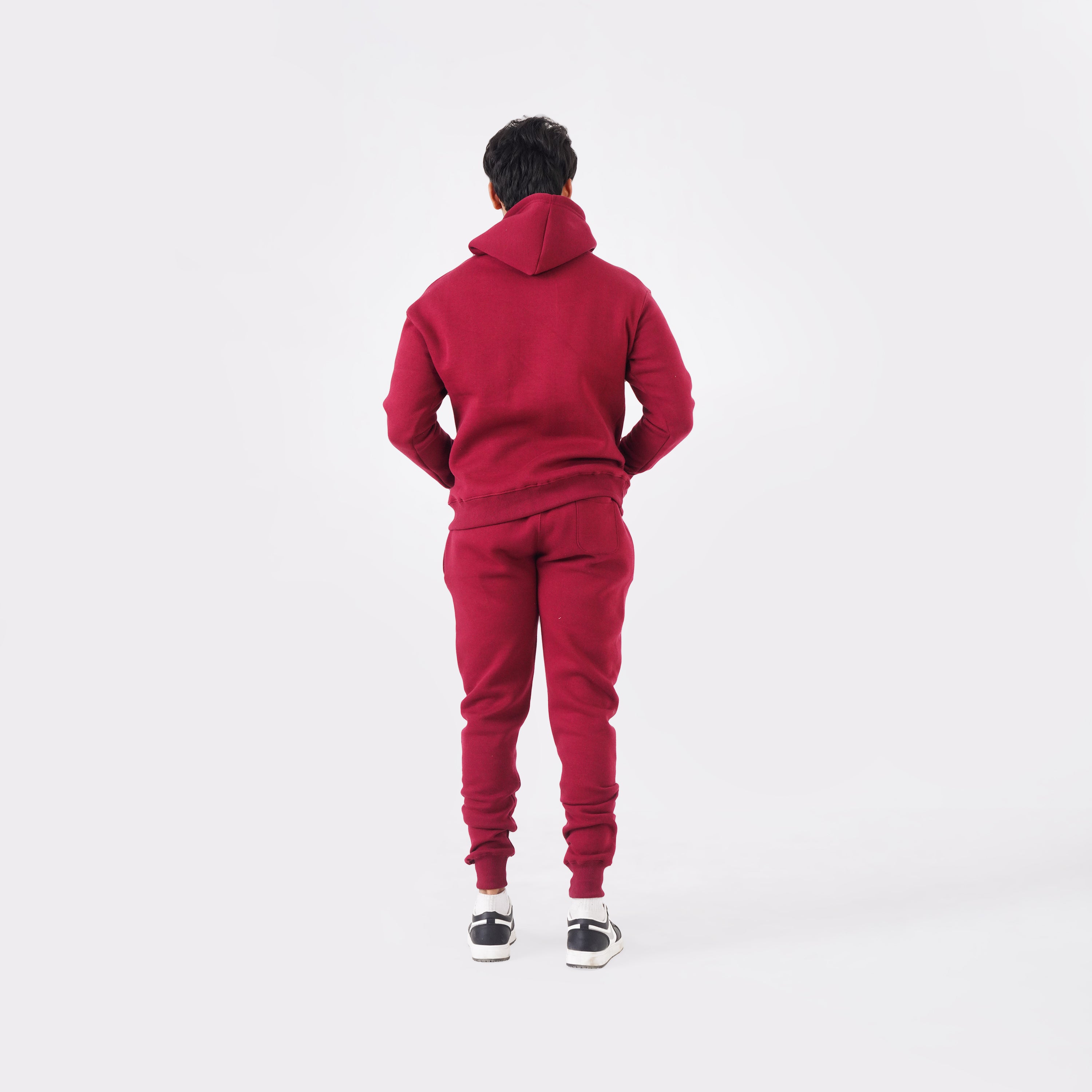 Maroon Cotton Oversized Hoodie (300 GSM)