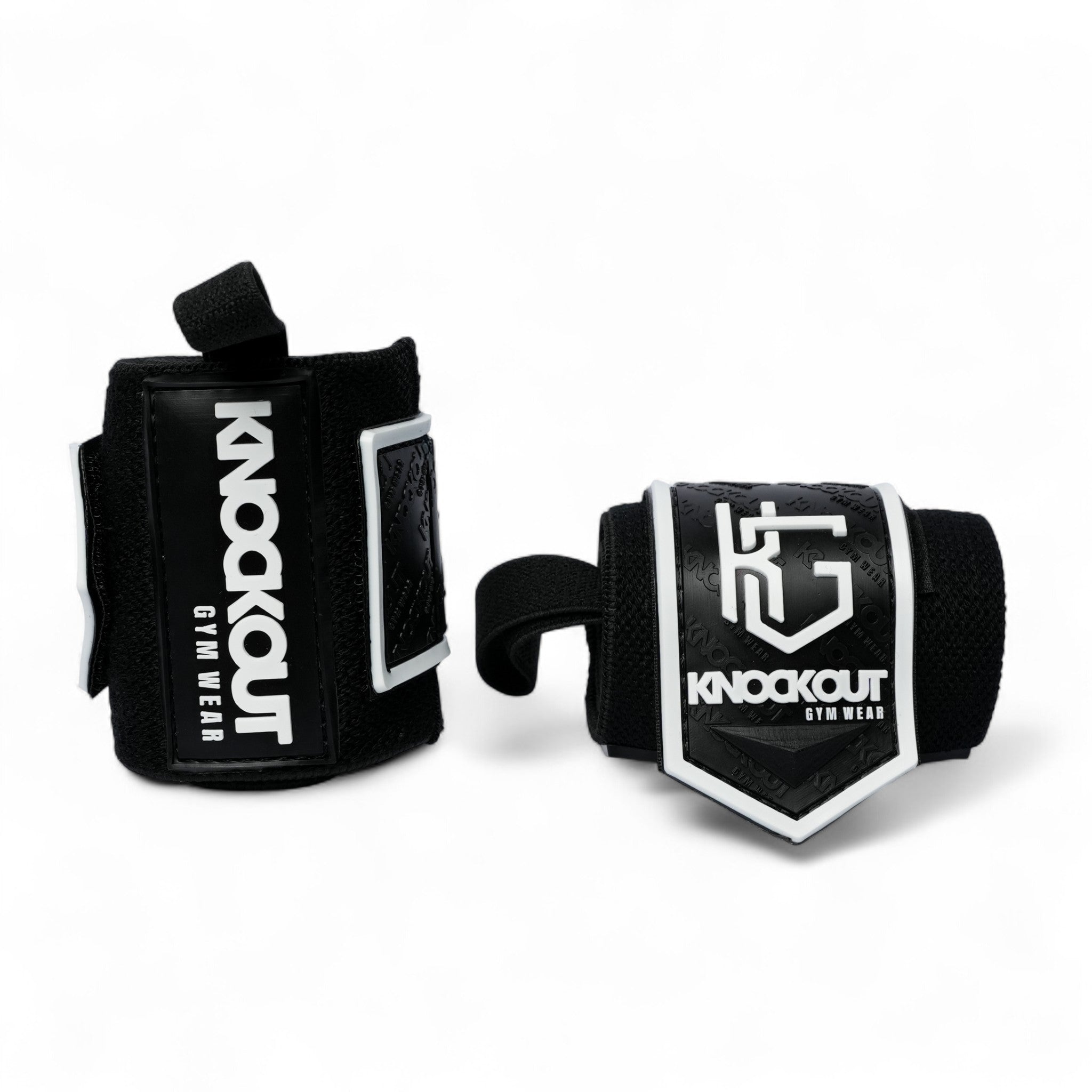 Knockout 20-In Wrist Wrap- Black White