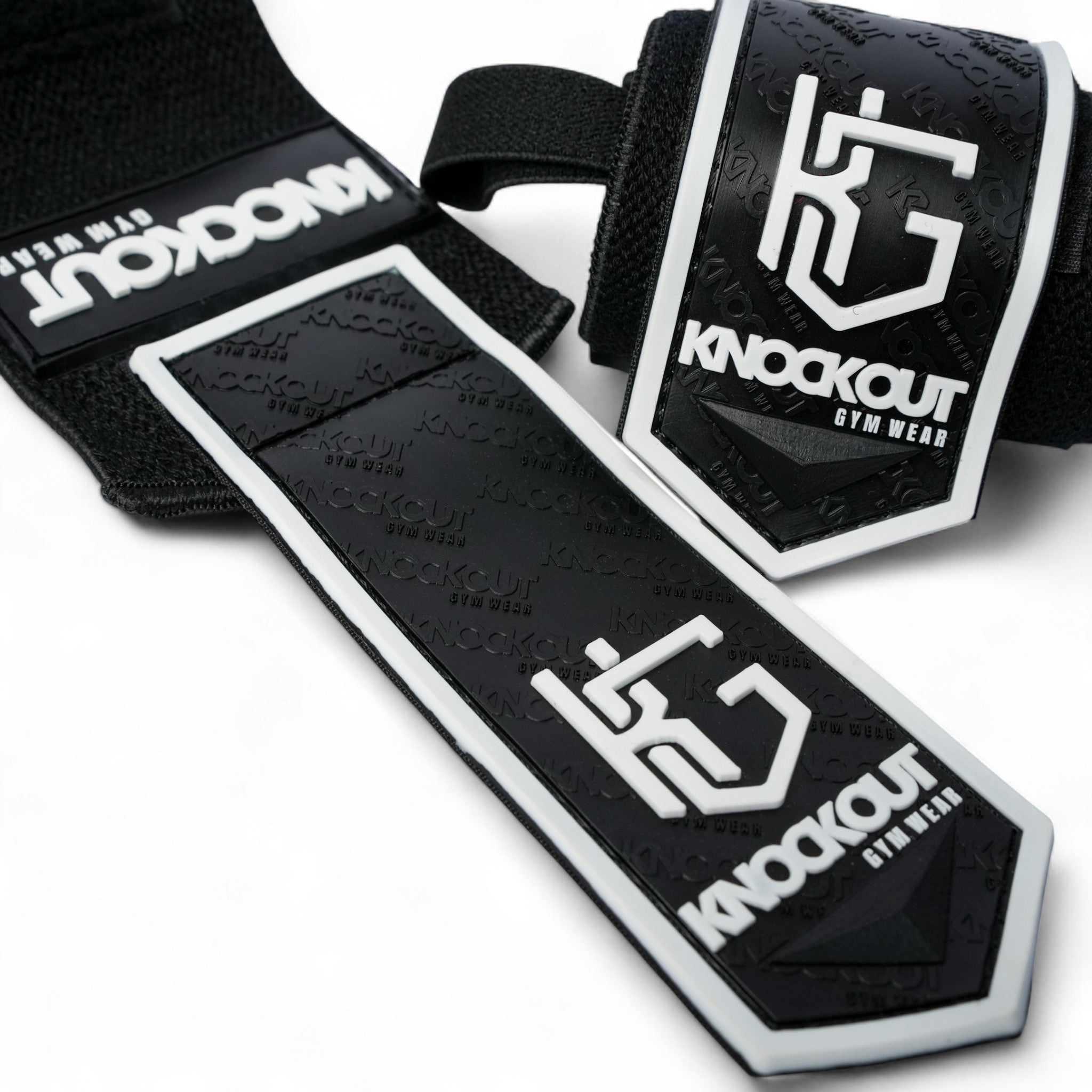 Knockout 20-In Wrist Wrap- Black White