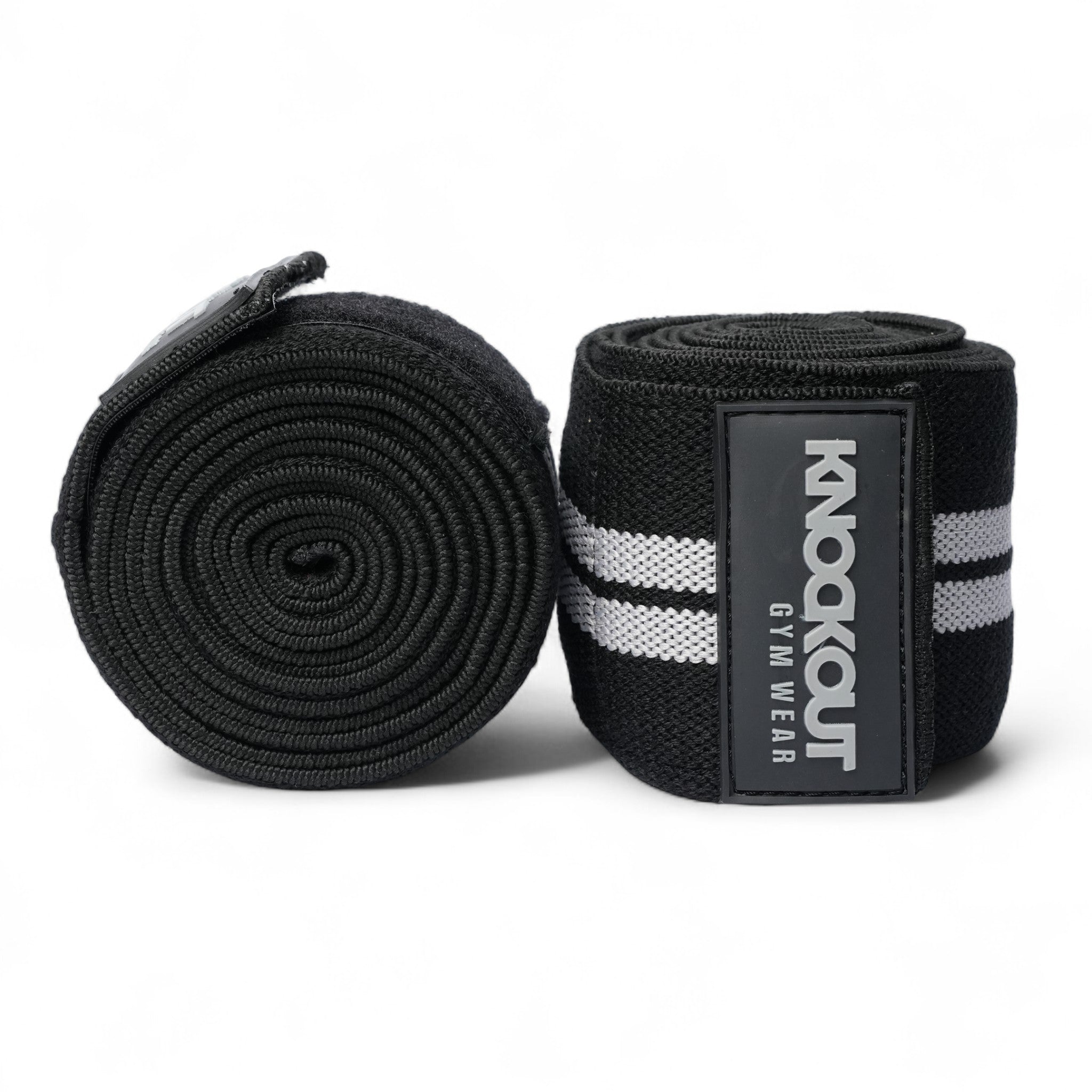 Knockout 78In Knee Wraps - Grey
