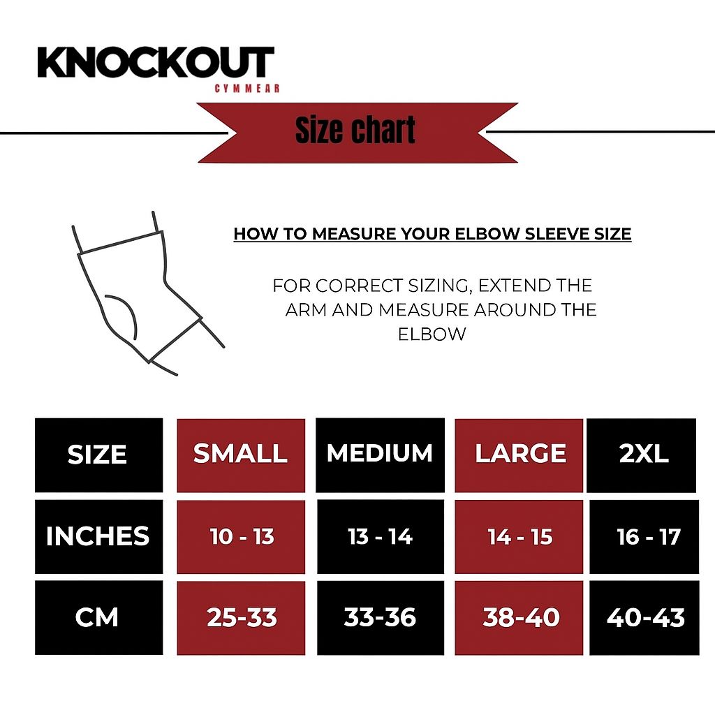 Knockout 5mm Elbow Sleeves