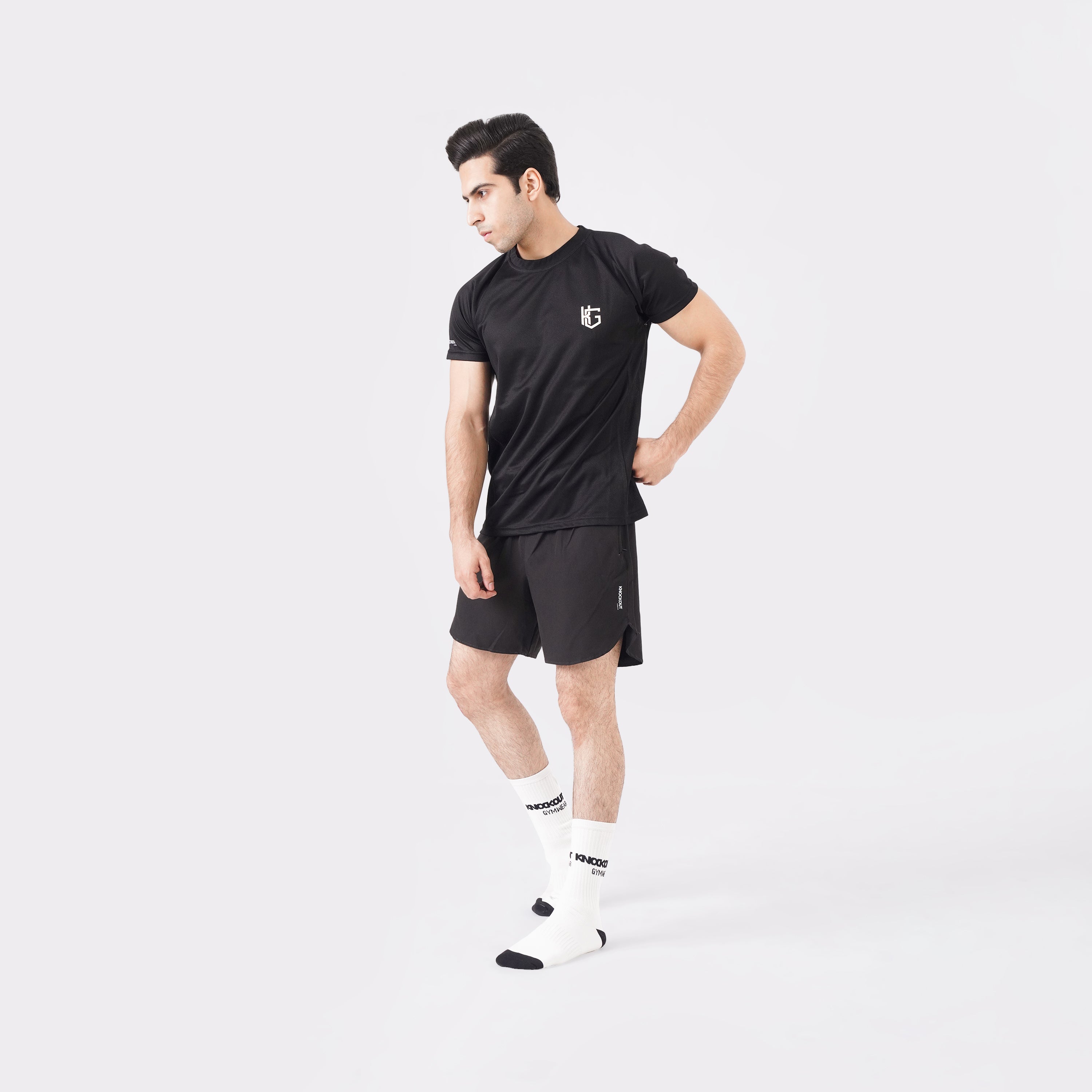 Men's Black Training Shorts