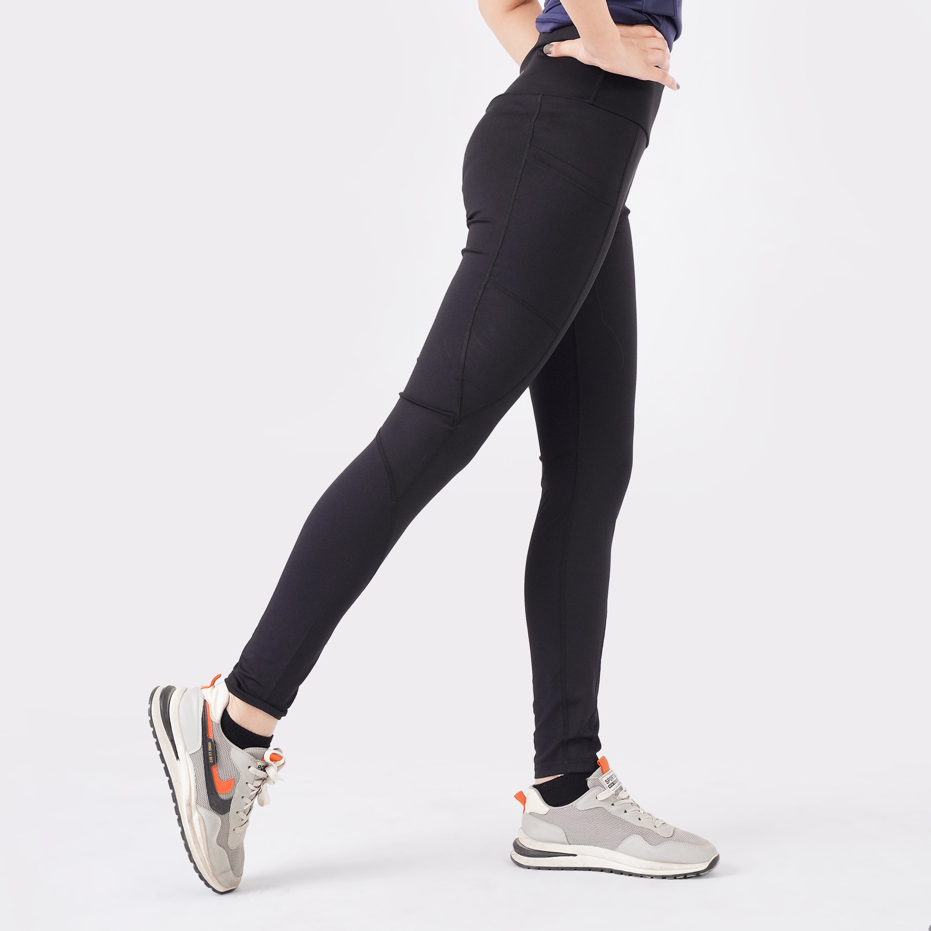 Knockout Black FlexFit Active Leggings