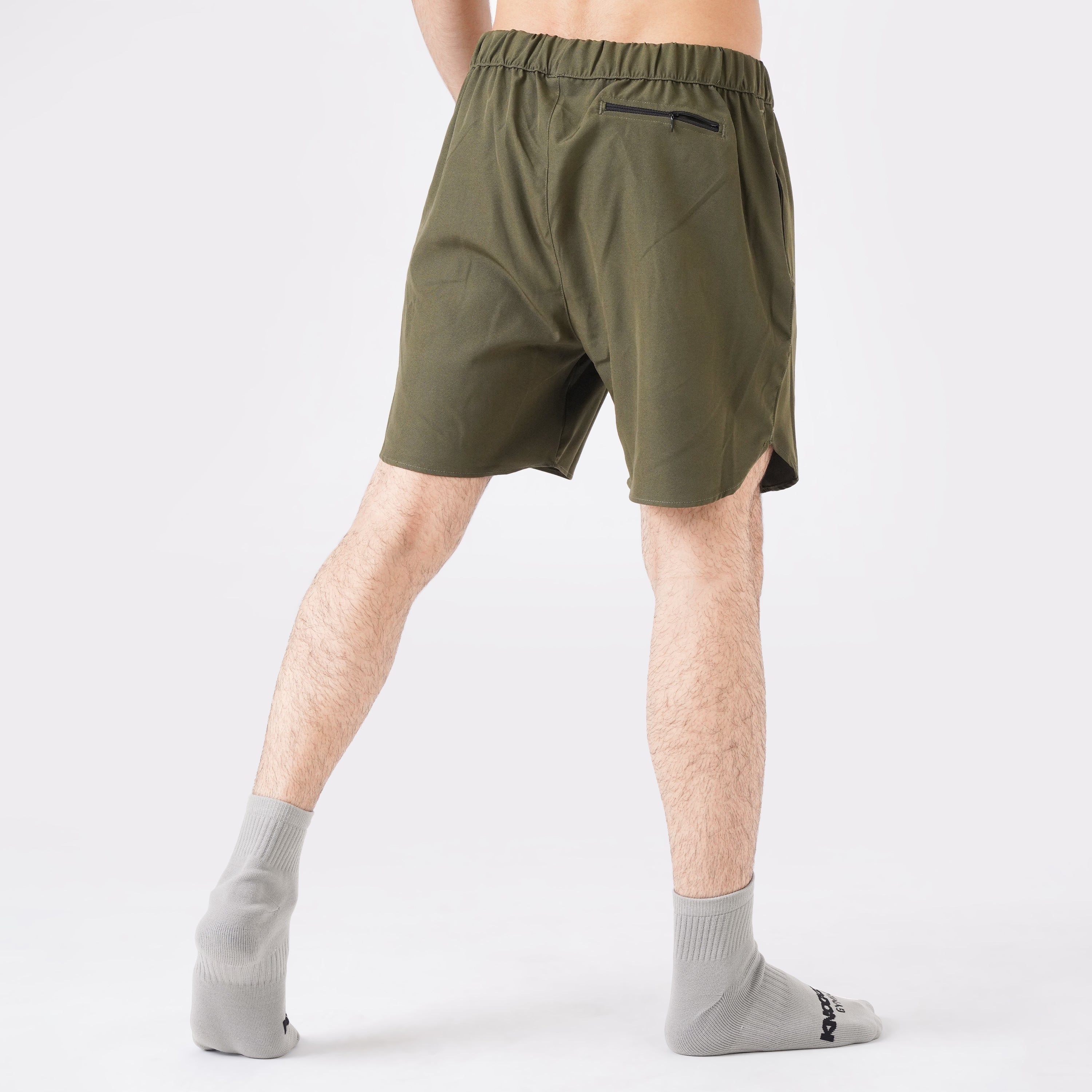Men's Olive Green Training Shorts