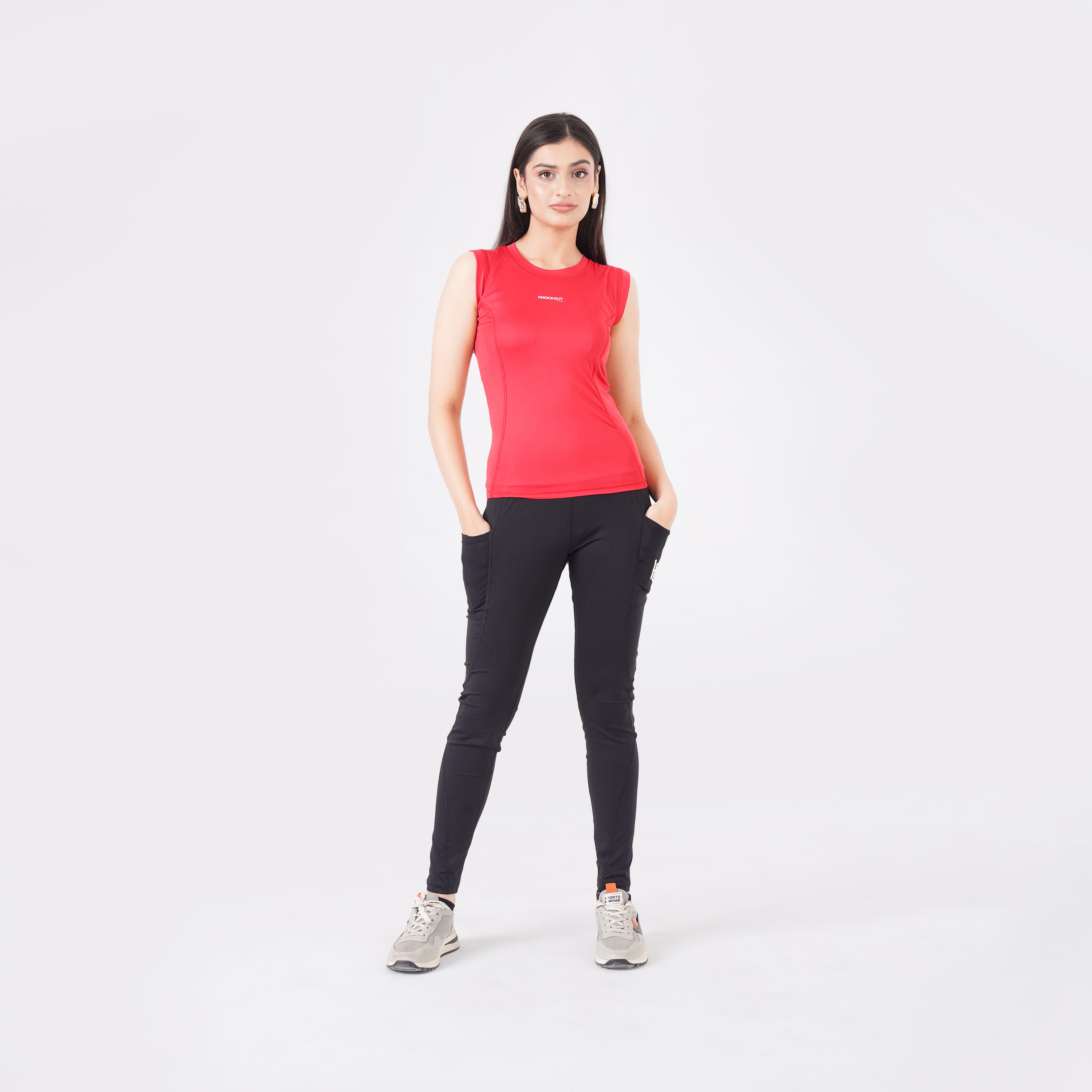 knockout Women Tank Top - Red