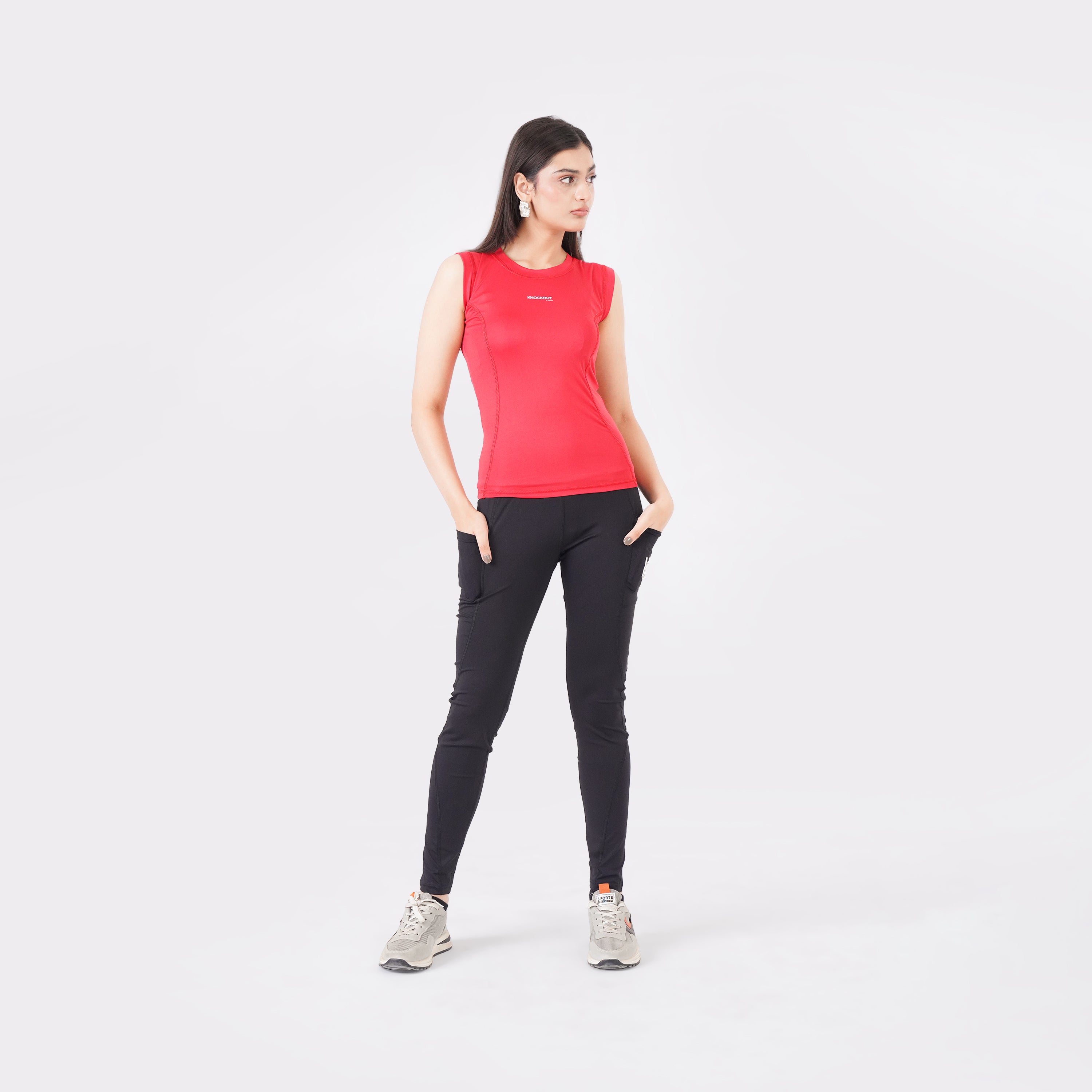 knockout Women Tank Top - Red