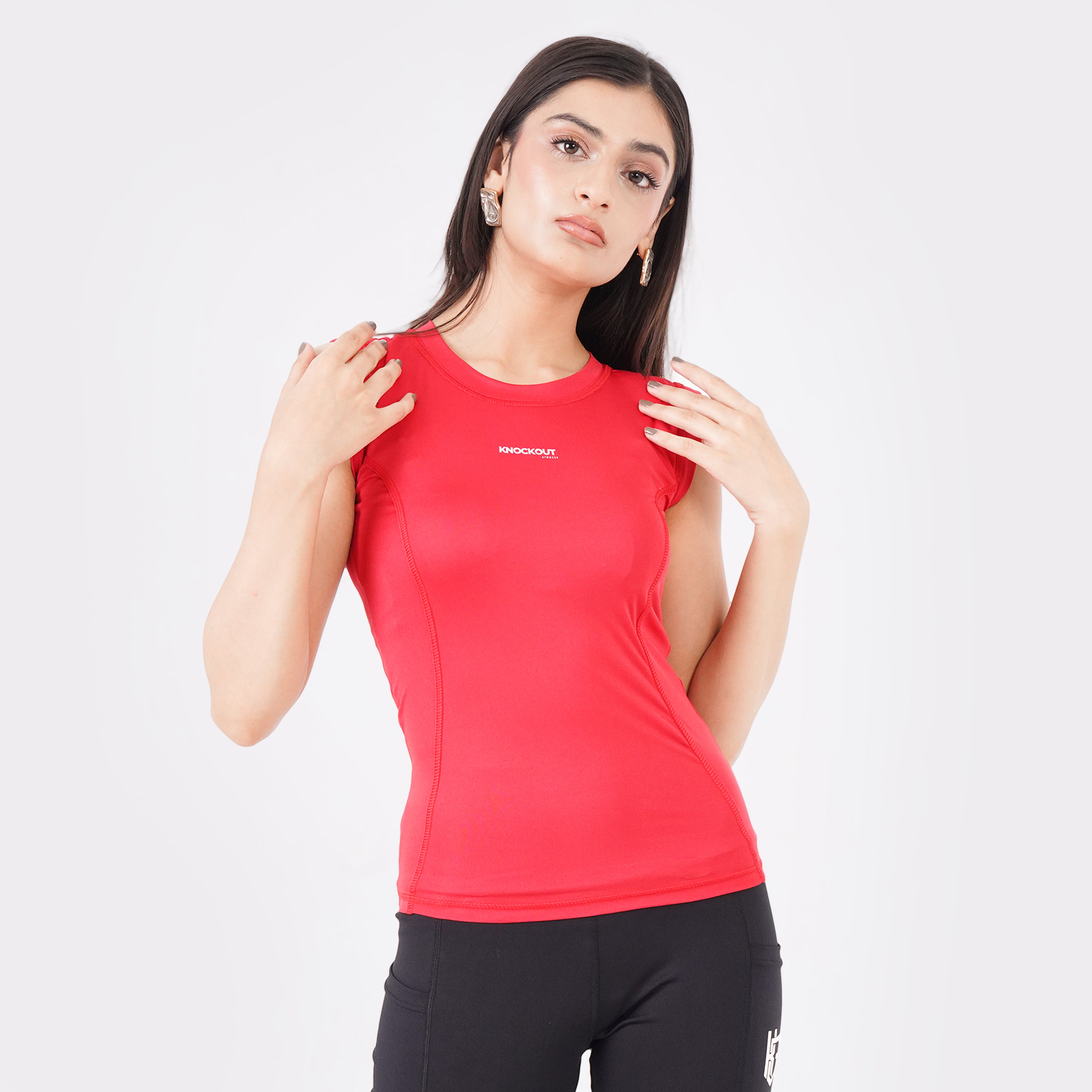 knockout Women Tank Top - Red