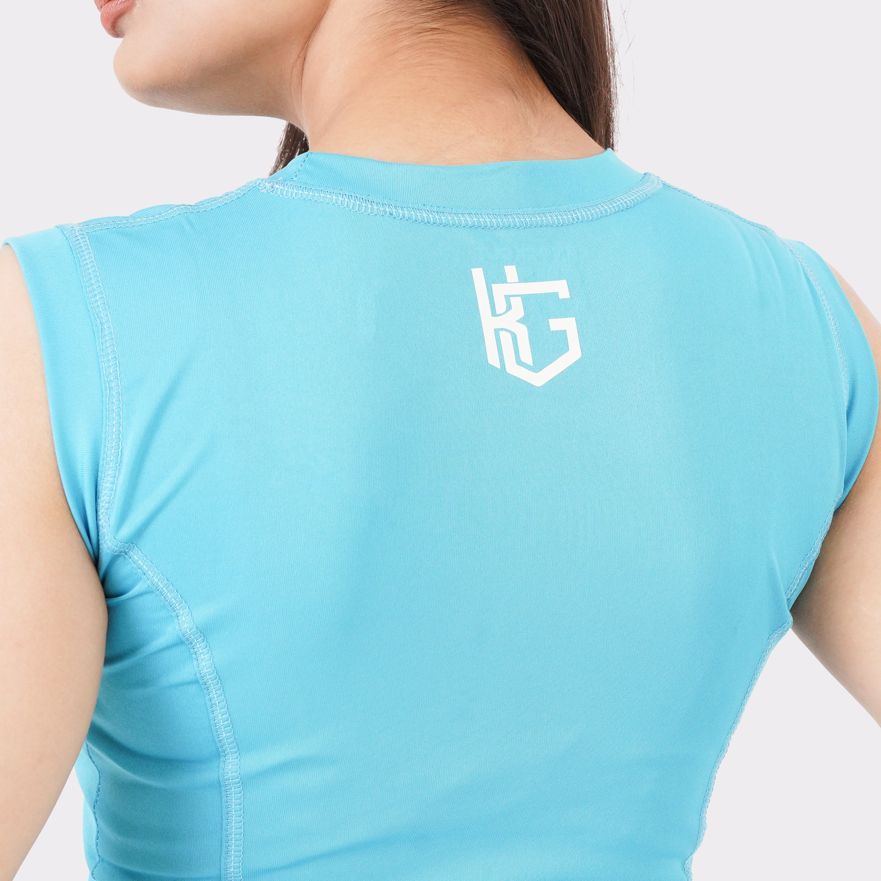 knockout Women Tank Top - Sky Blue