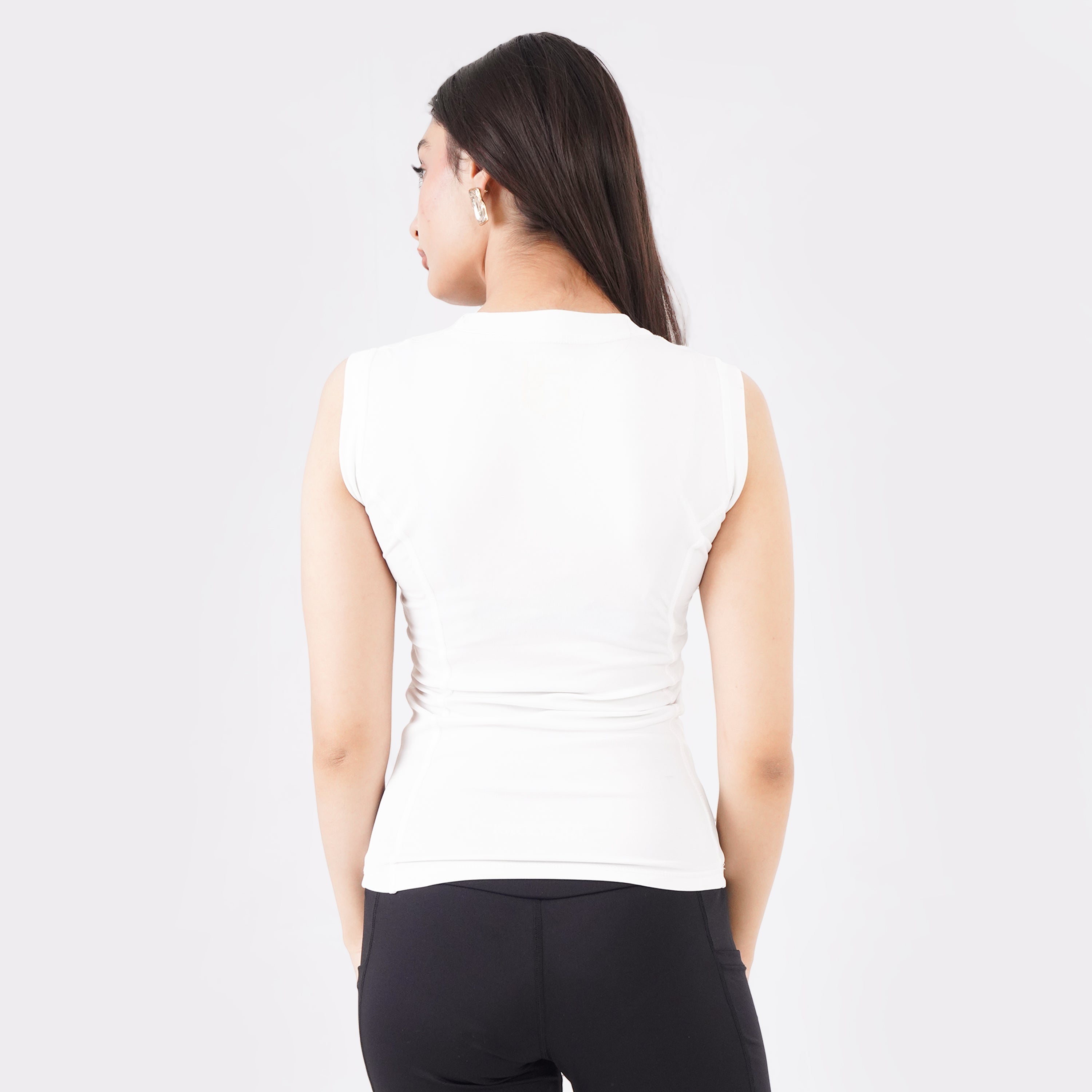 knockout Women Tank Top - White