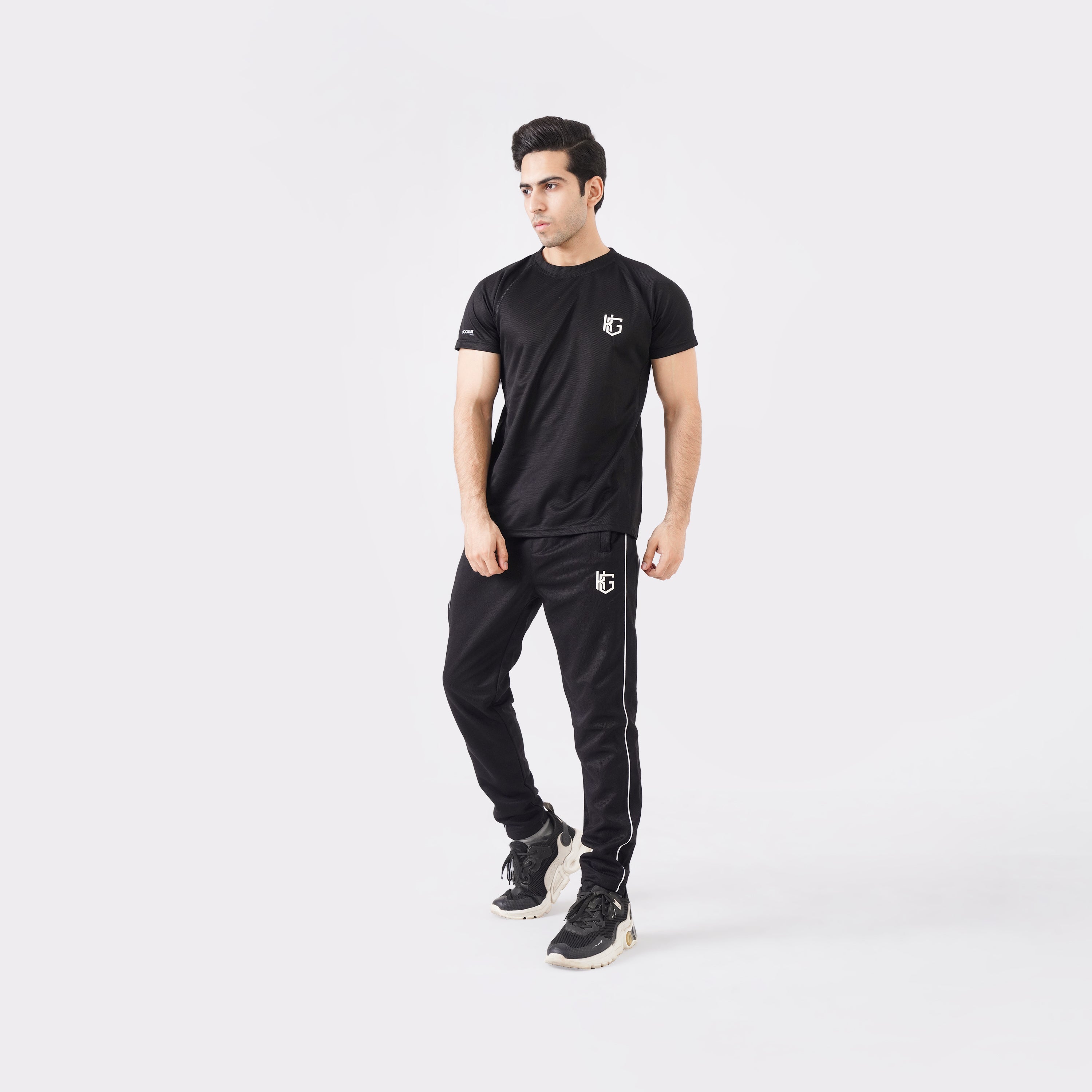 Knockout Mesh T-Shirt - Black