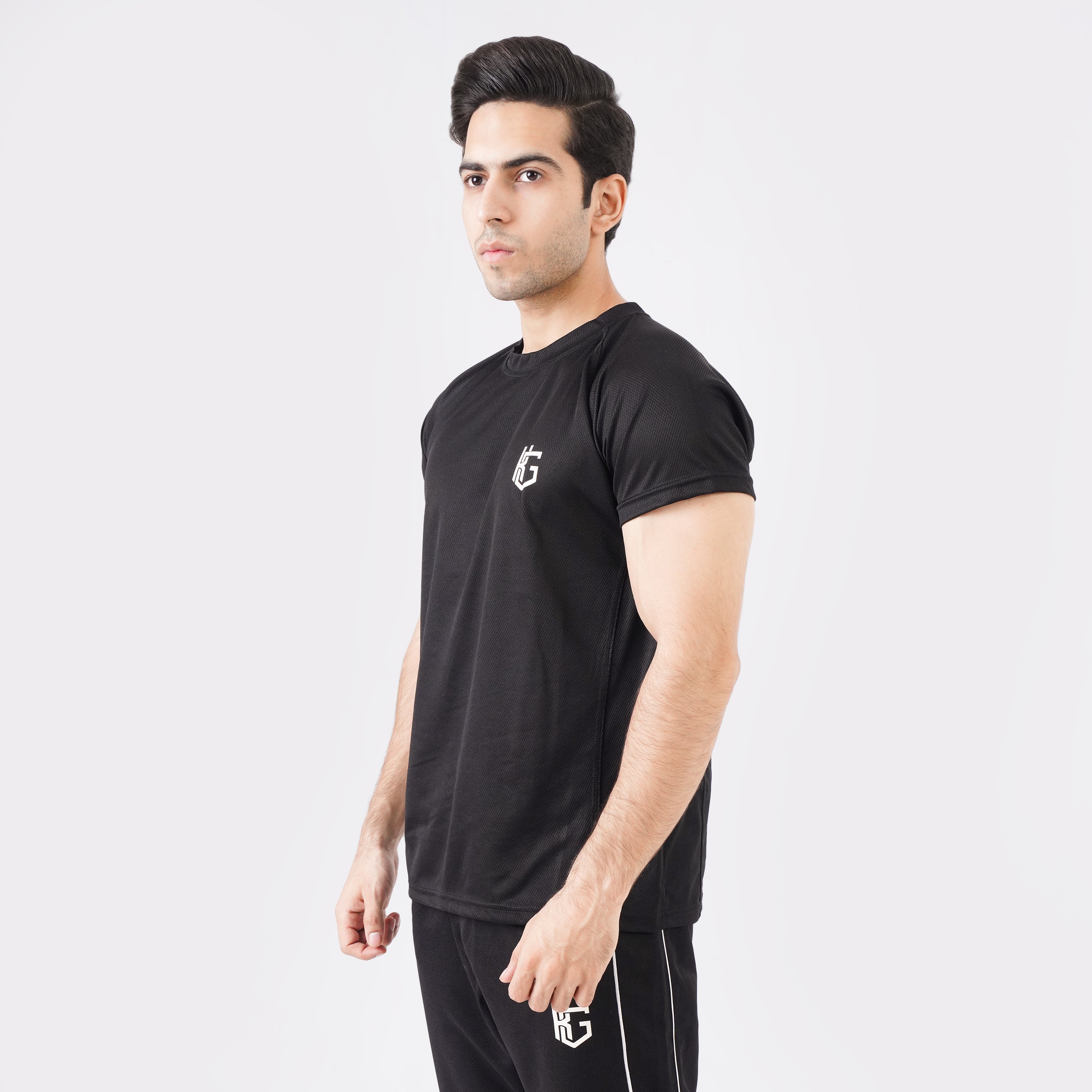 Knockout Mesh T-Shirt - Black