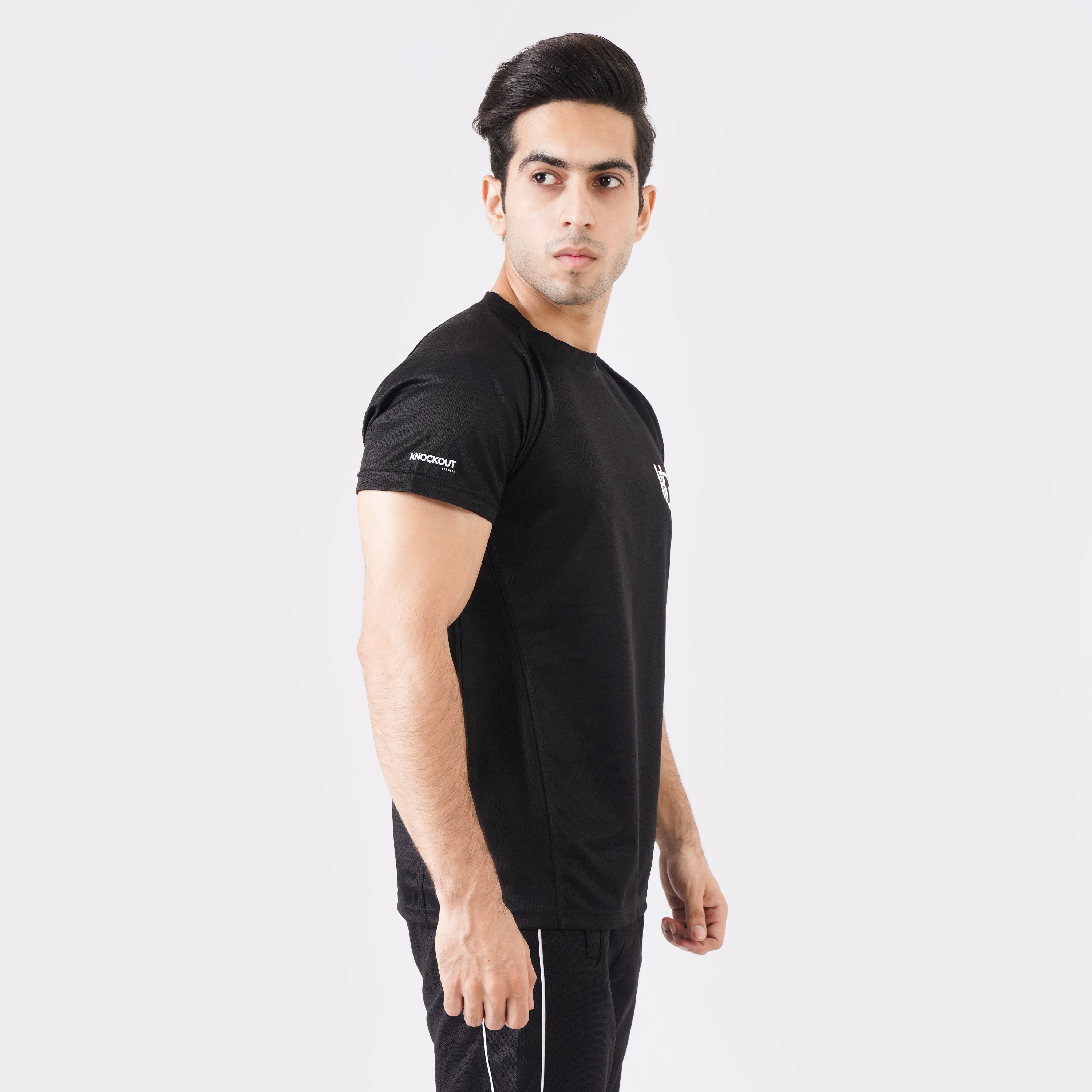 Knockout Mesh T-Shirt - Black