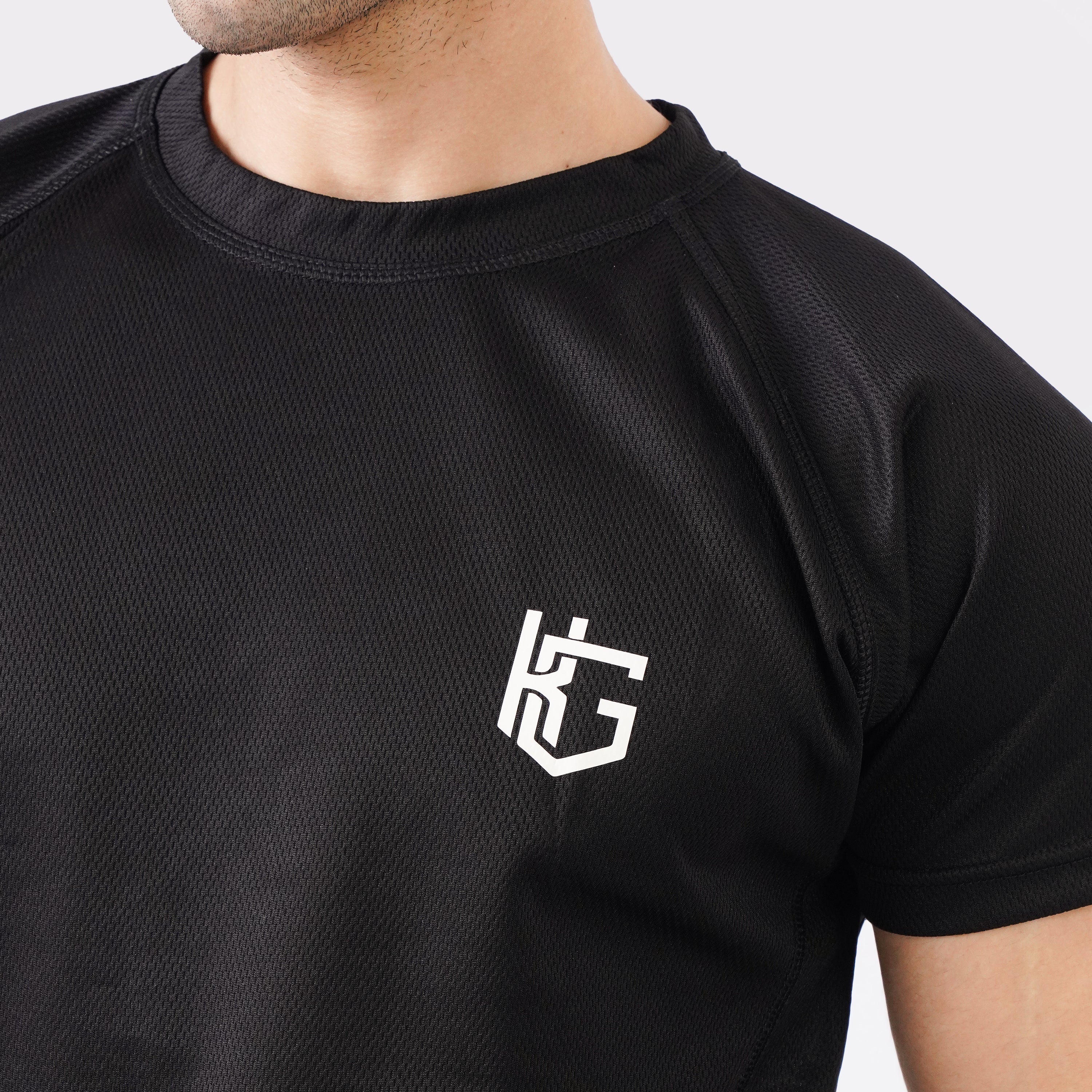 Knockout Mesh T-Shirt - Black