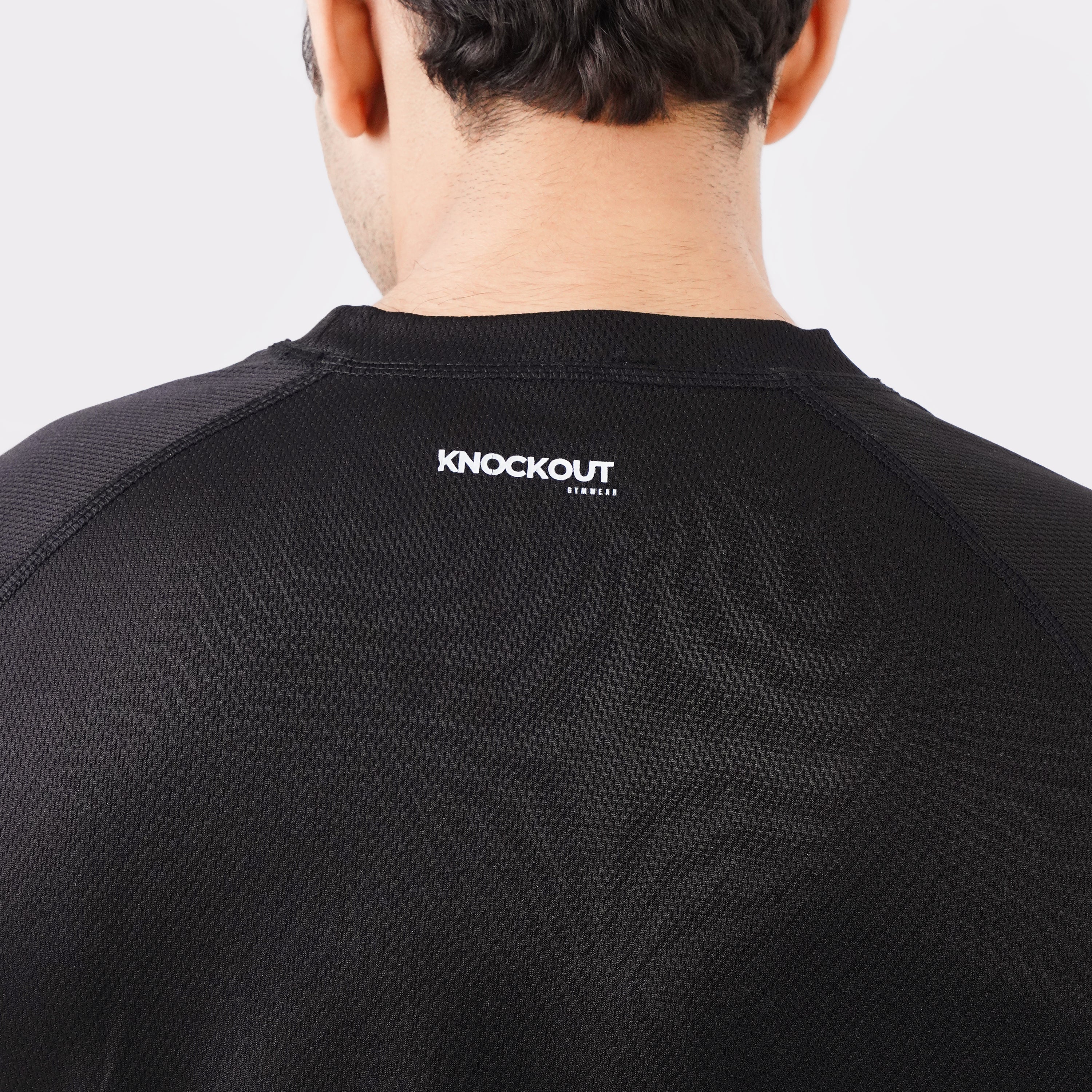 Knockout Mesh T-Shirt - Black