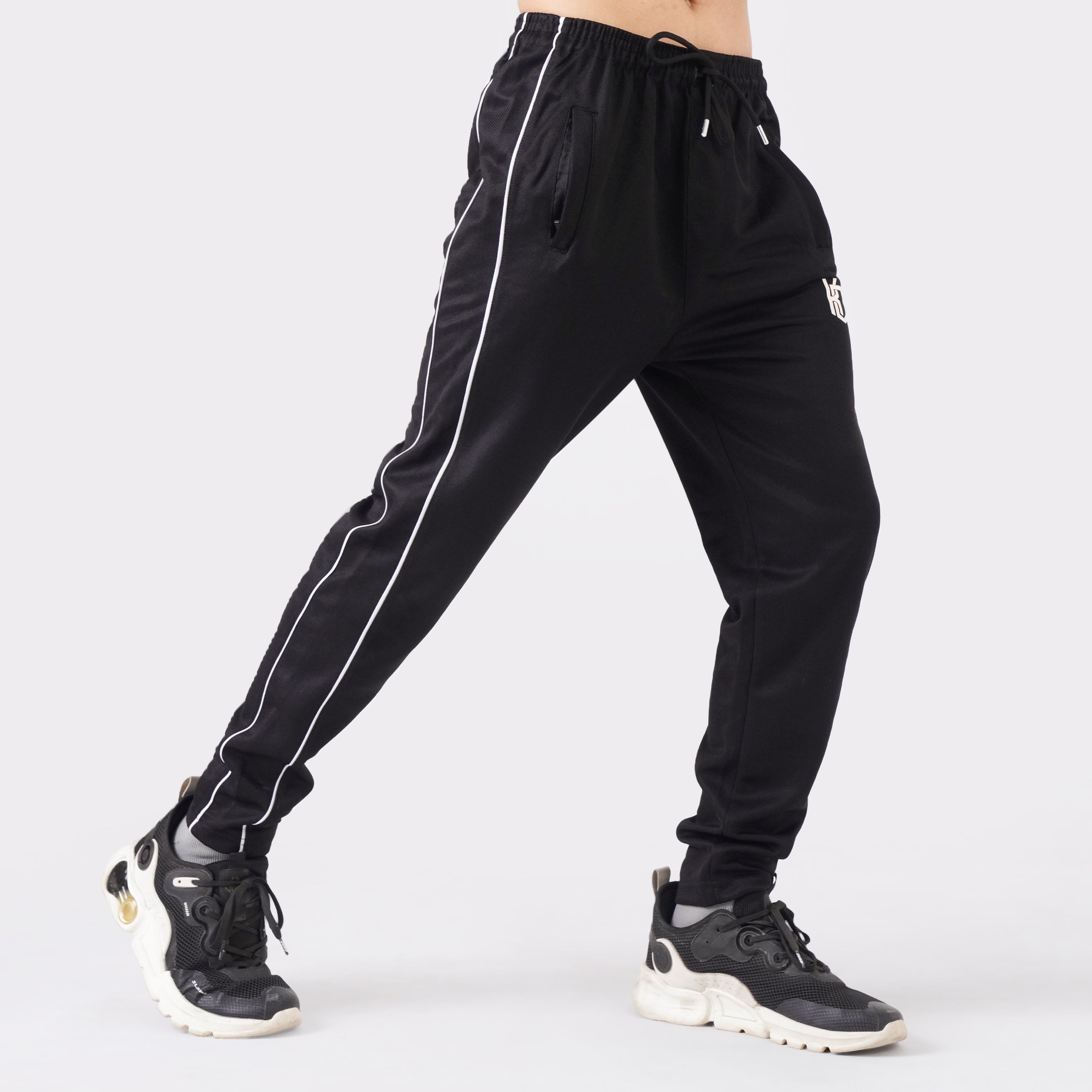 Knockout Mesh Trousers - Black