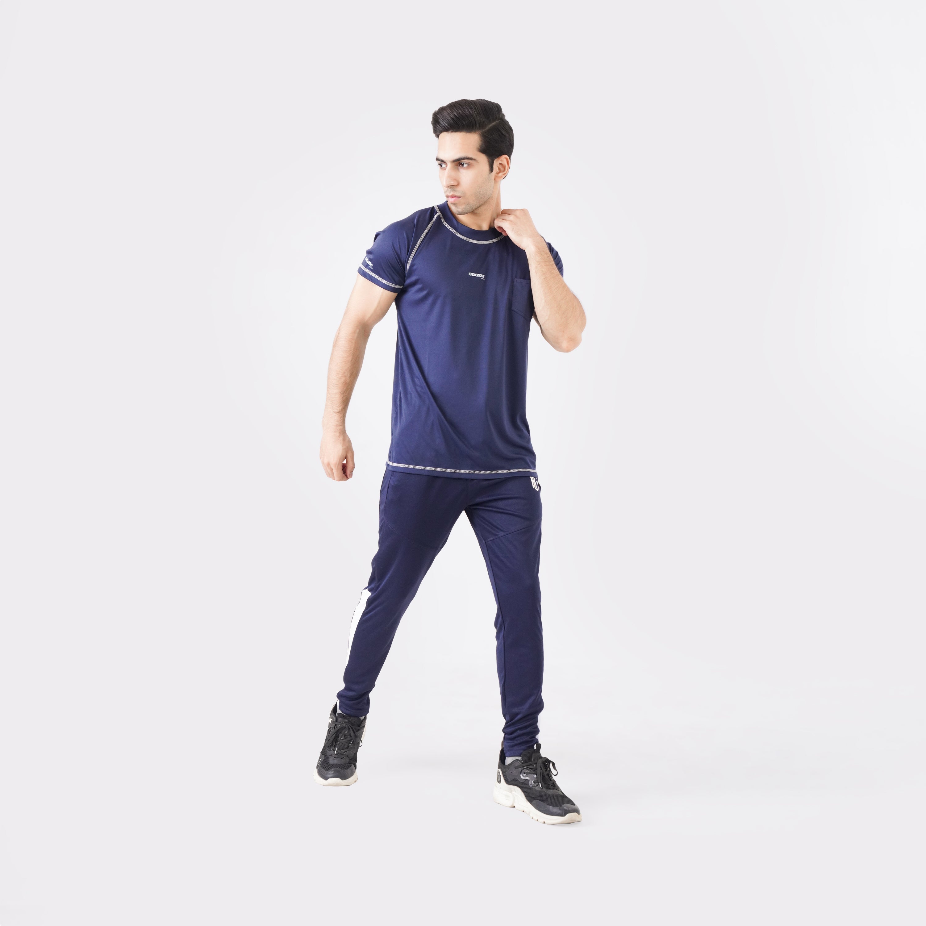 Knockout Sprint Trousers-Navy blue