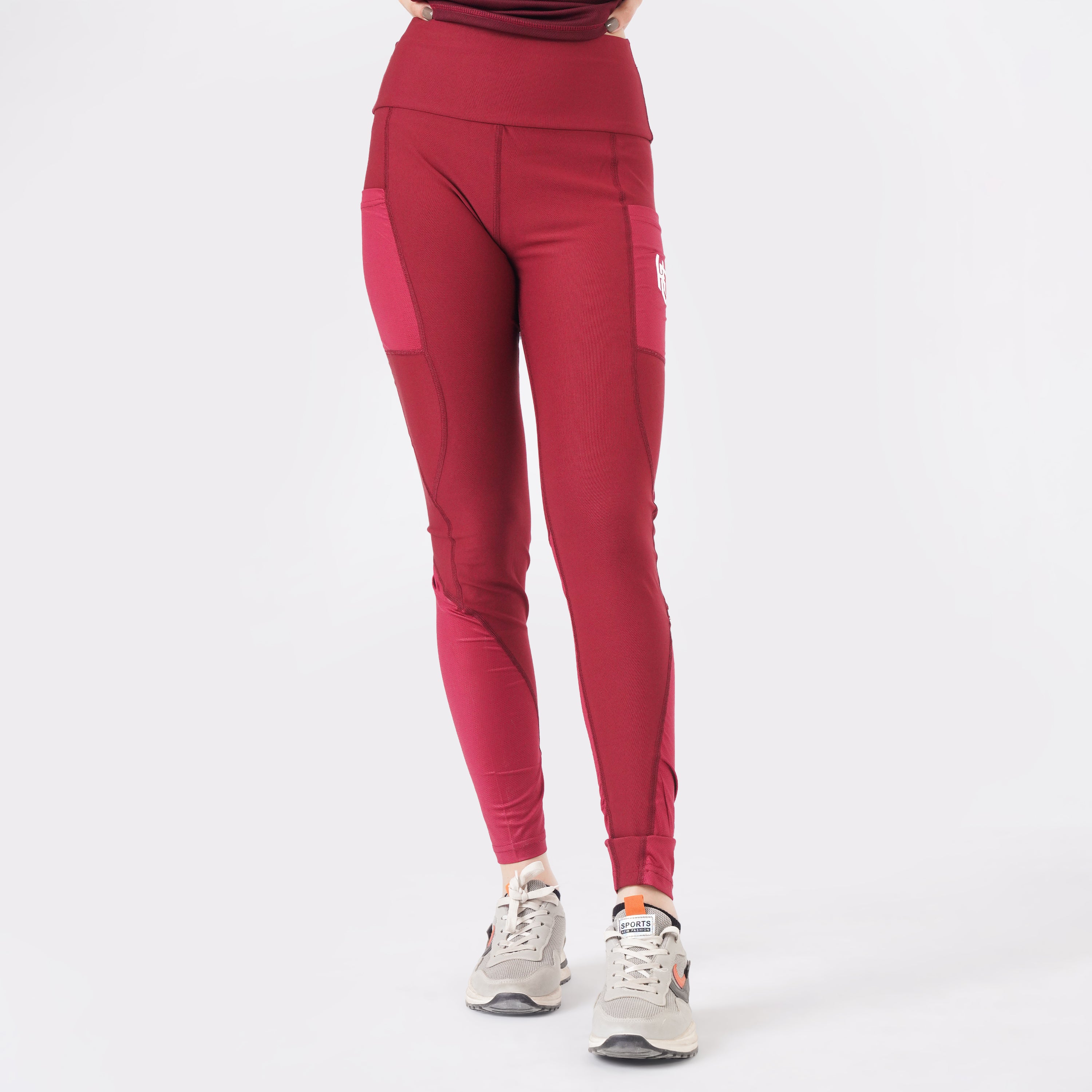 Knockout Maroon FlexFit Active Leggings