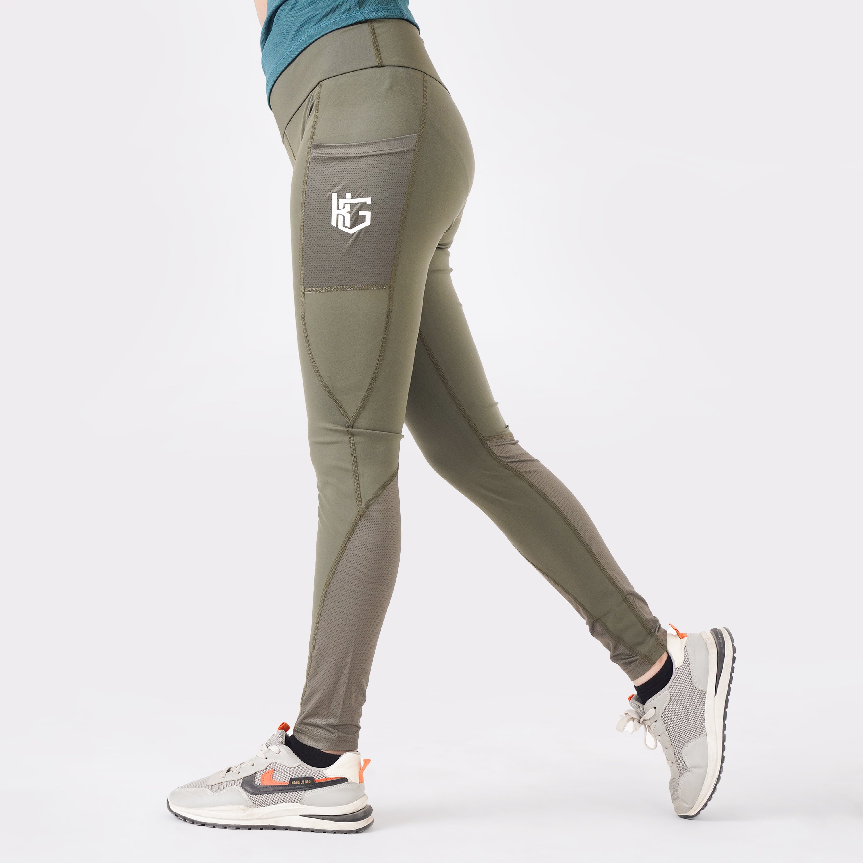Knockout Green FlexFit Active Leggings