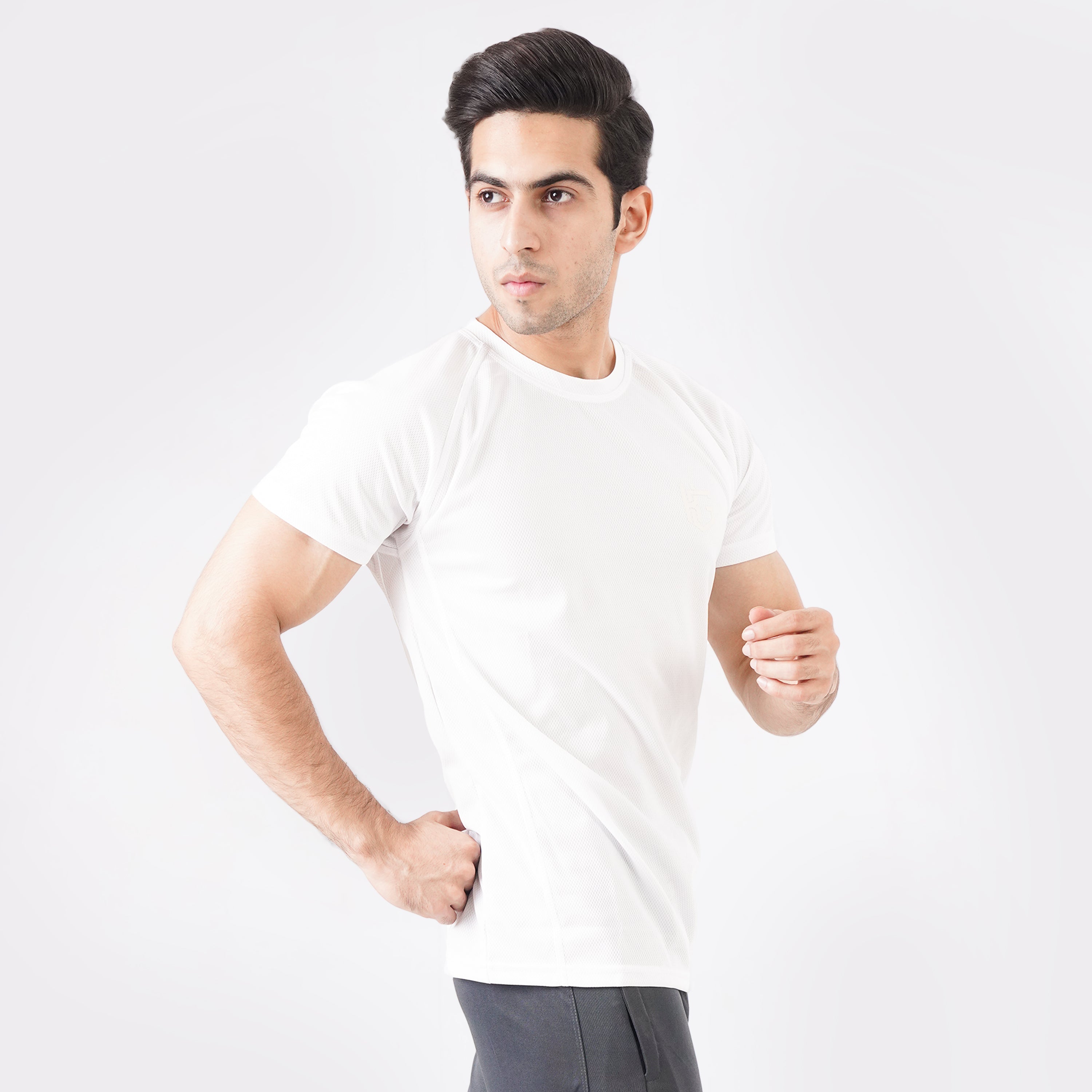 Knockout Mesh T-Shirt - White