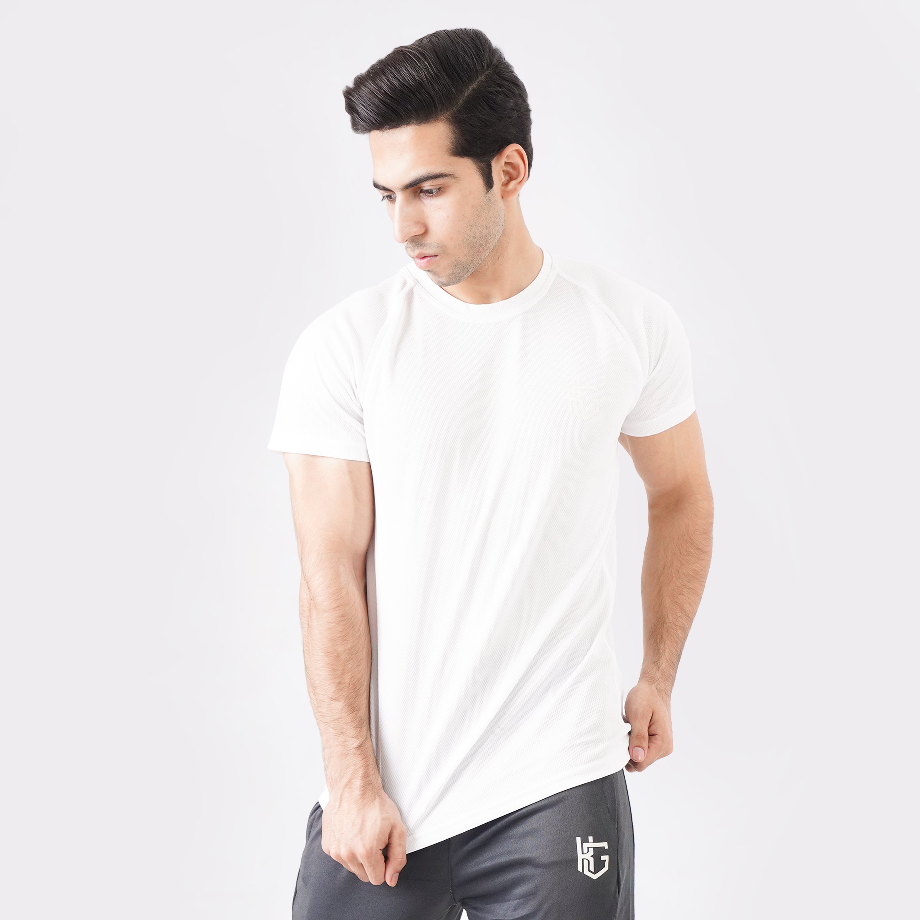 Knockout Mesh T-Shirt - White