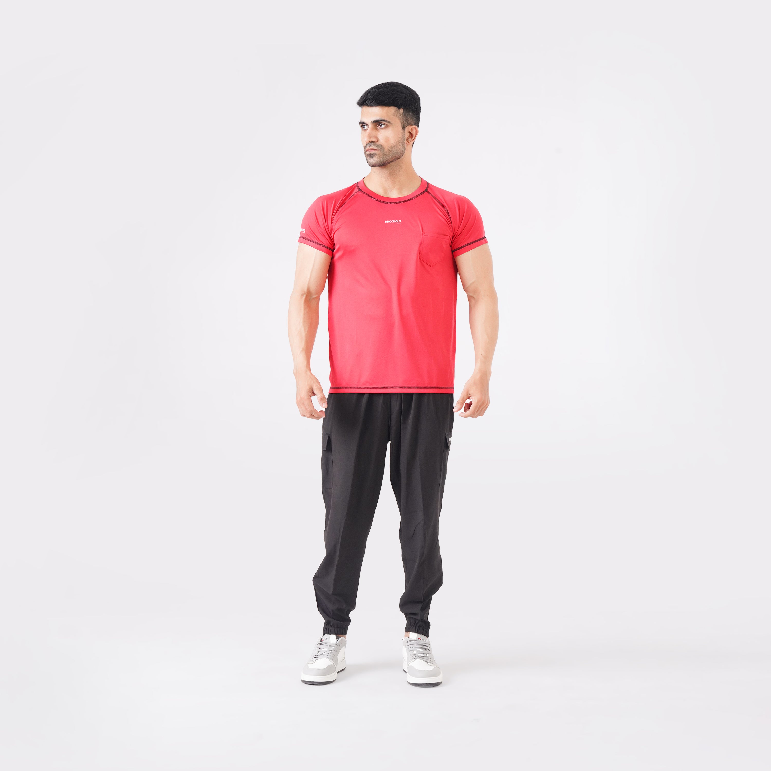 Knockout Compression T-Shirt - Red