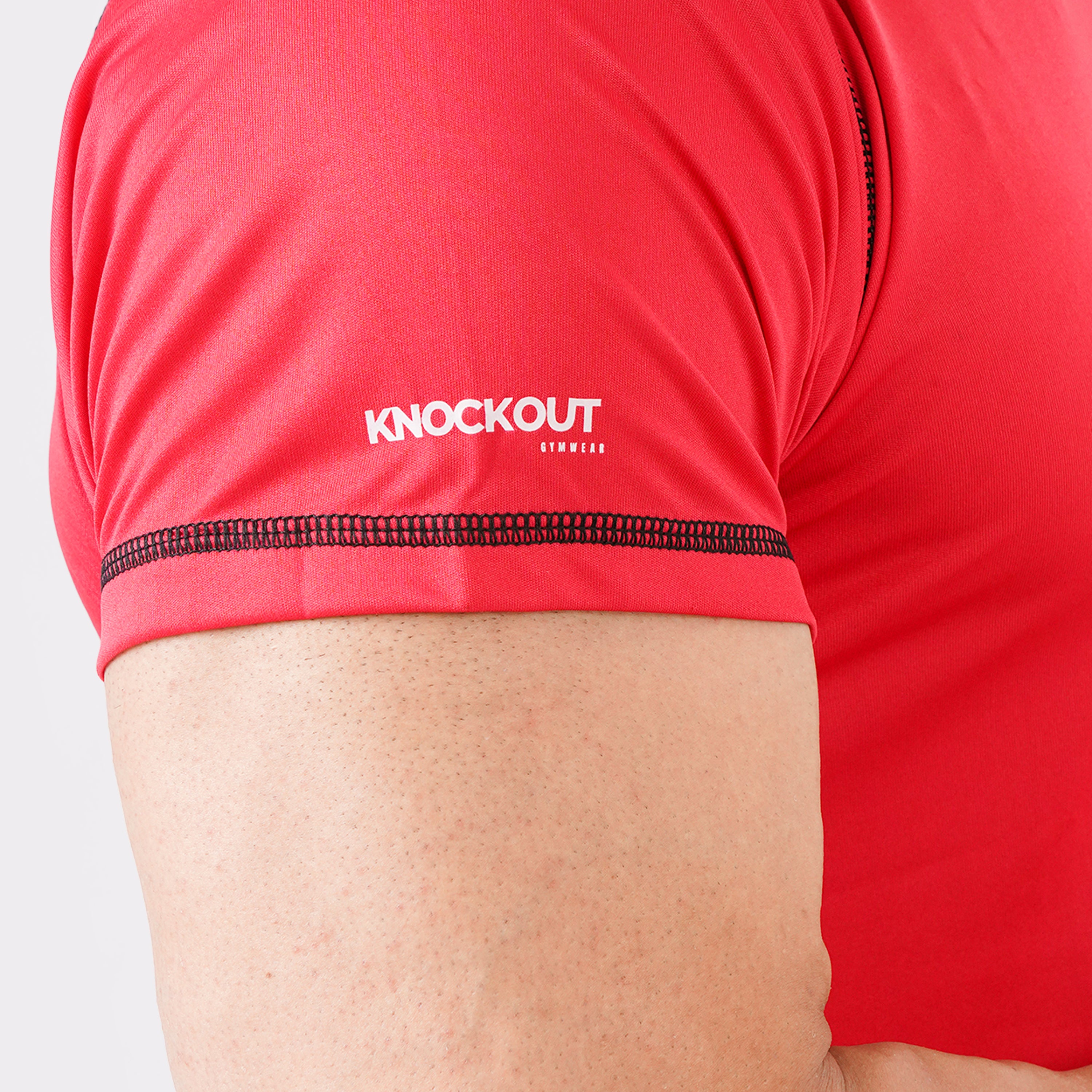 Knockout Compression T-Shirt - Red
