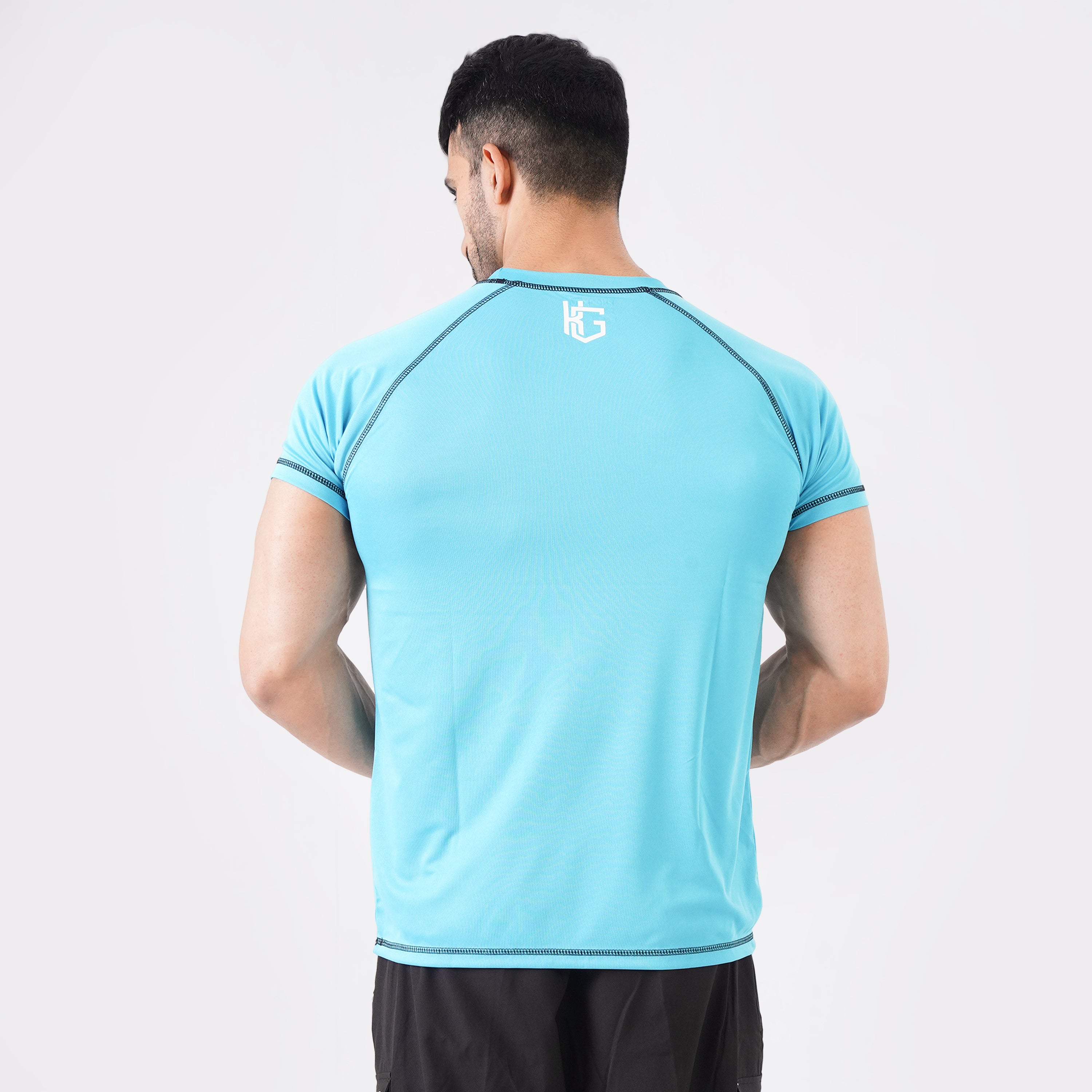Knockout Compression T-Shirt - Sky Blue