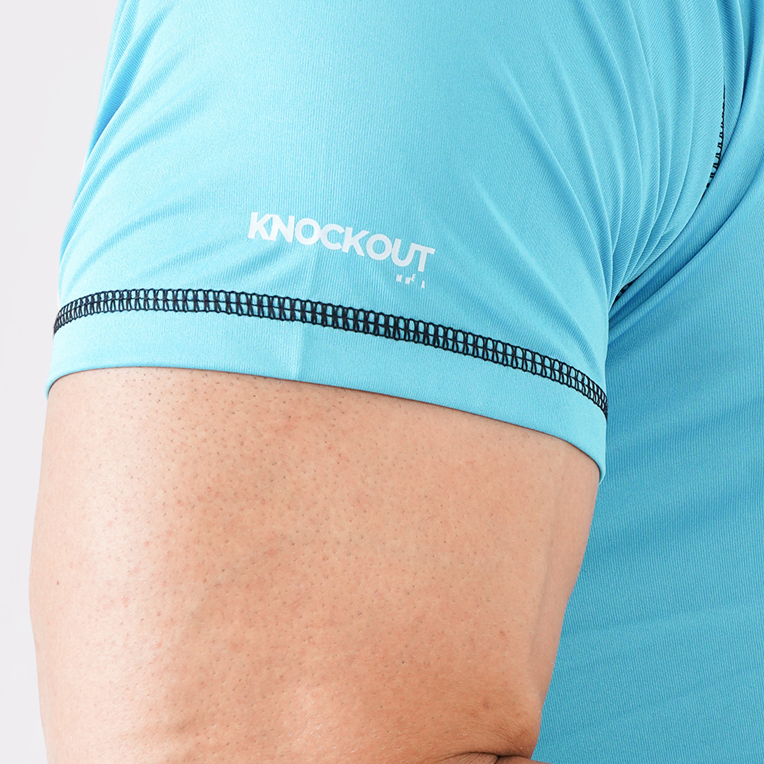 Knockout Compression T-Shirt - Sky Blue