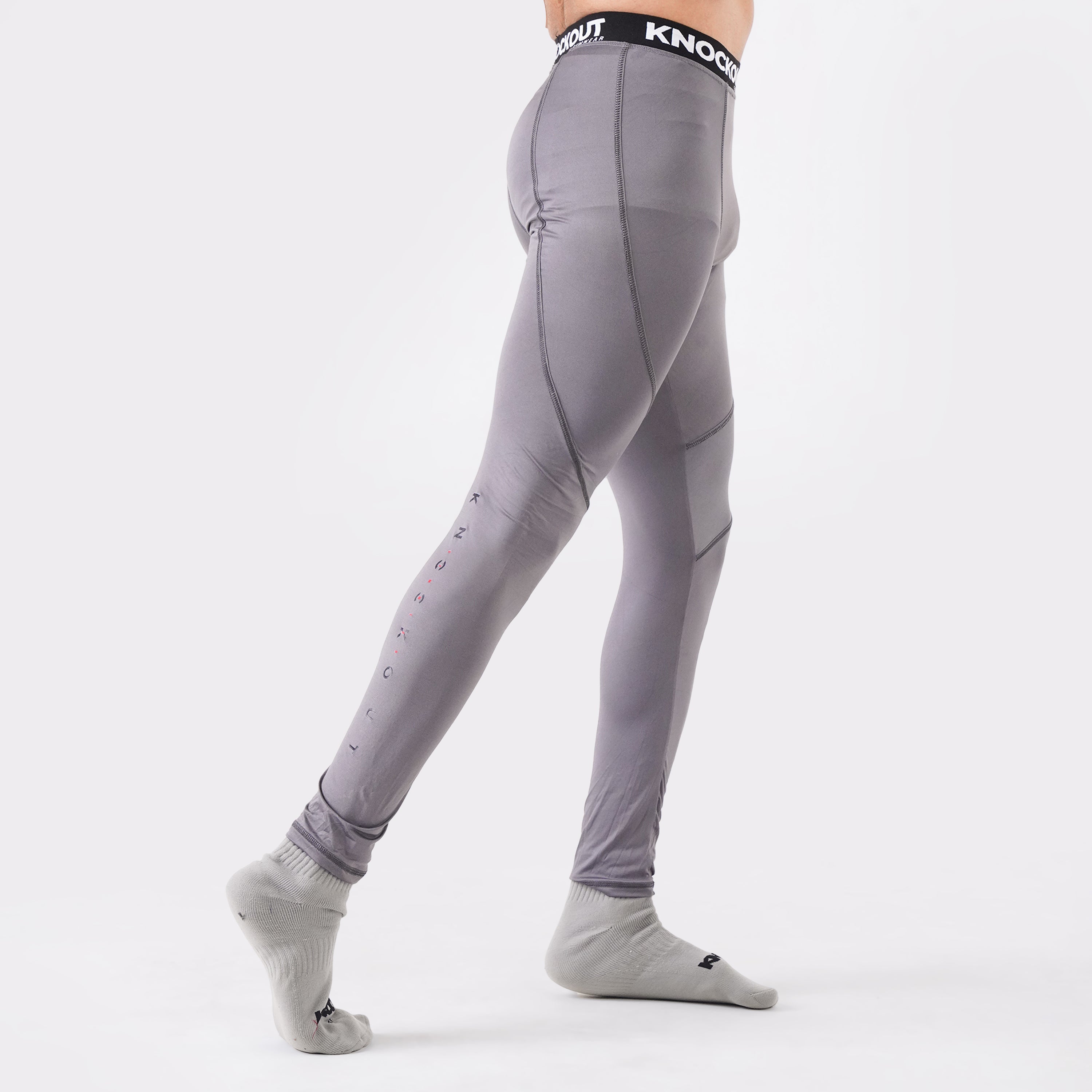 Knockout Men's Leggings - GRAY