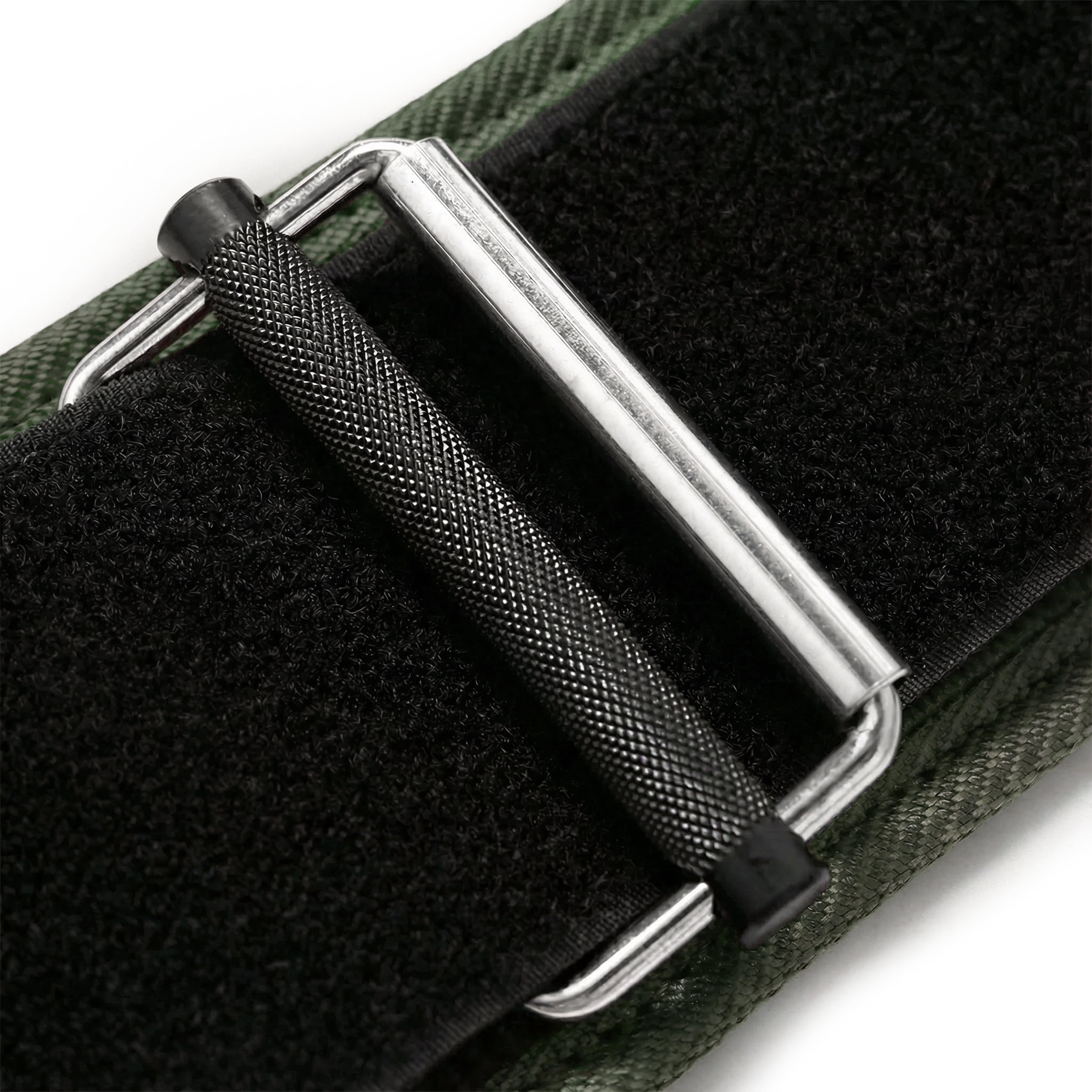 Self-Locking Dark Green Weightlifting Belt