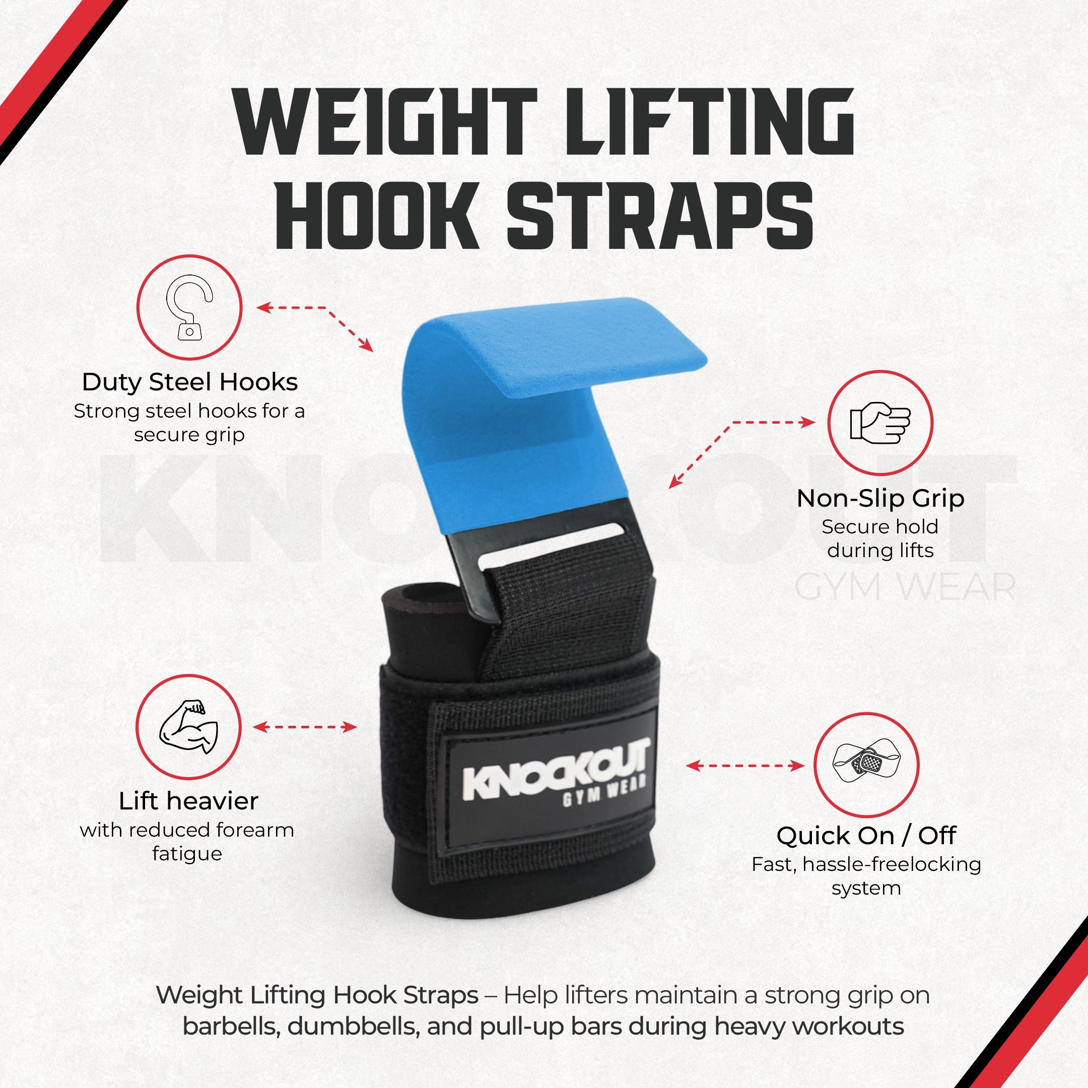 Weight Lifting Hook Straps