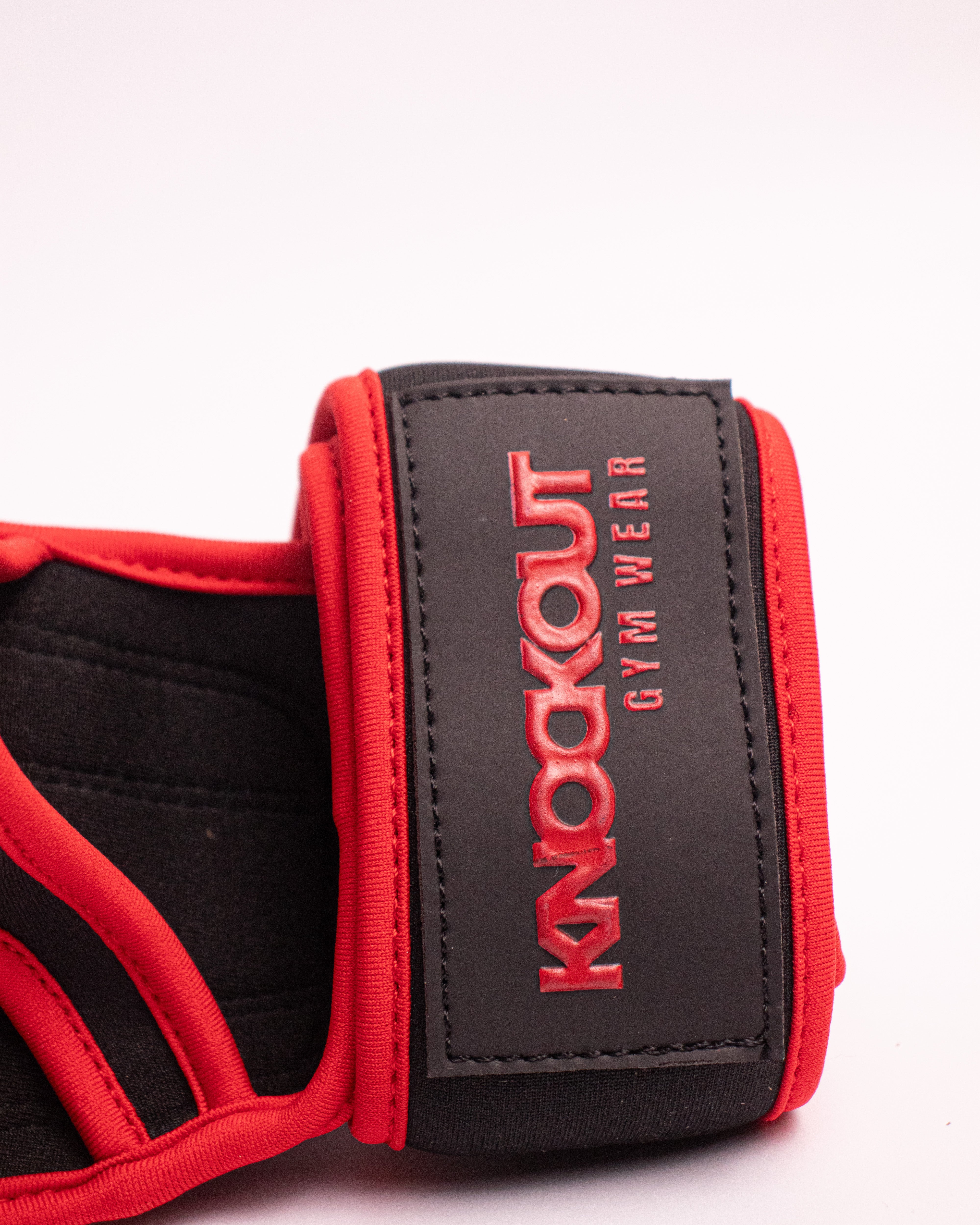 Knockout Red GripFlex Fitness Gloves
