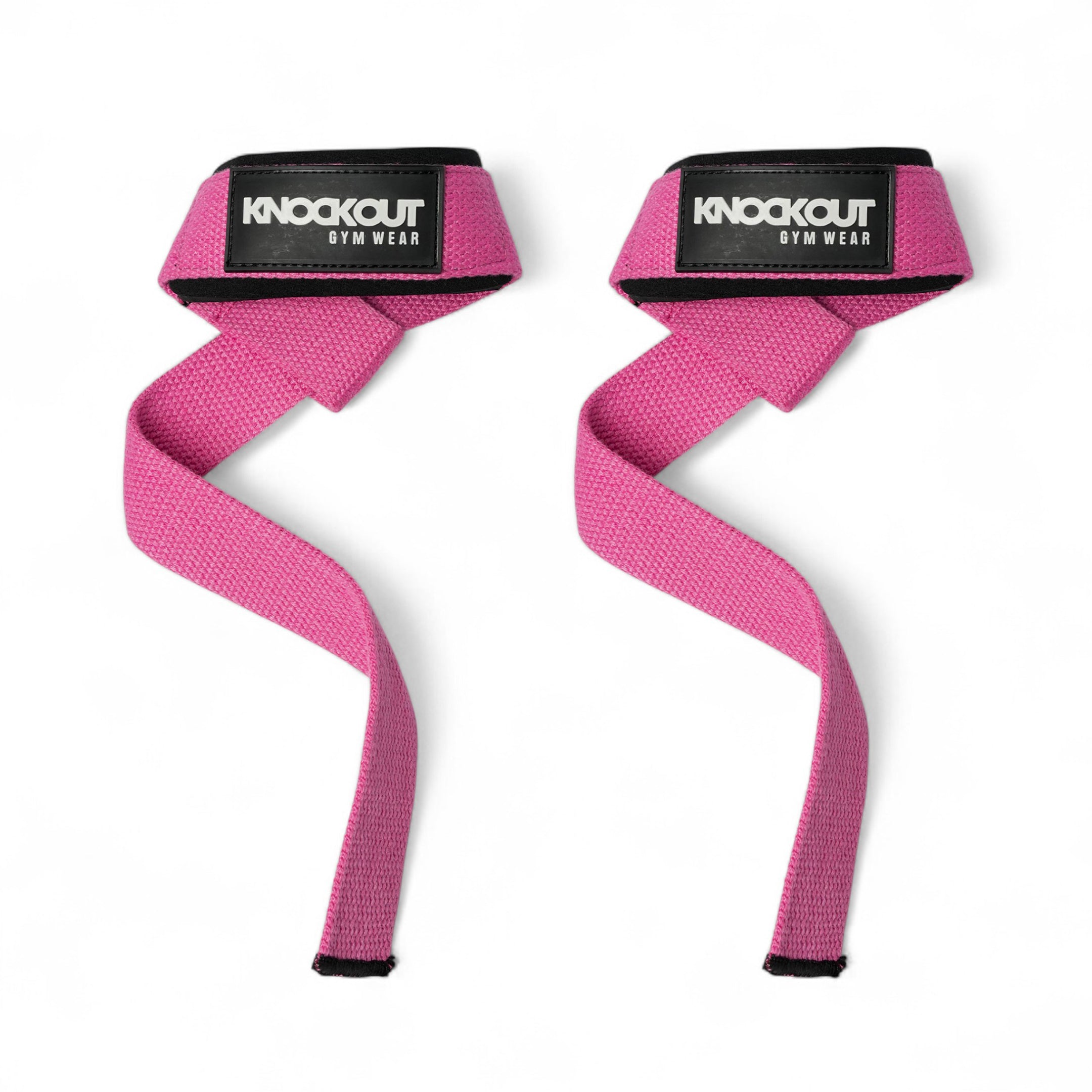 Knockout Pink Lifting Straps