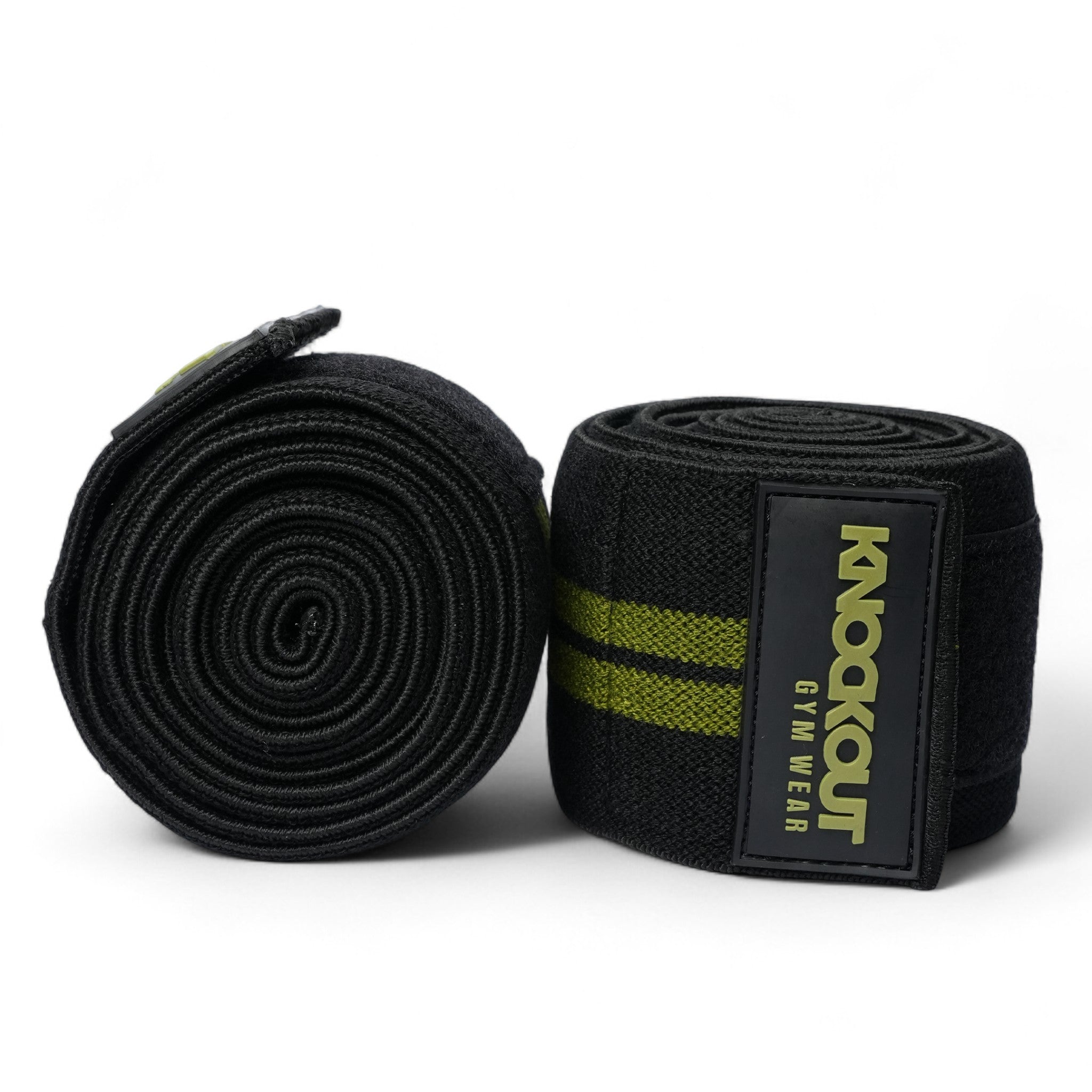 Knockout 78In Knee Wraps - Olive
