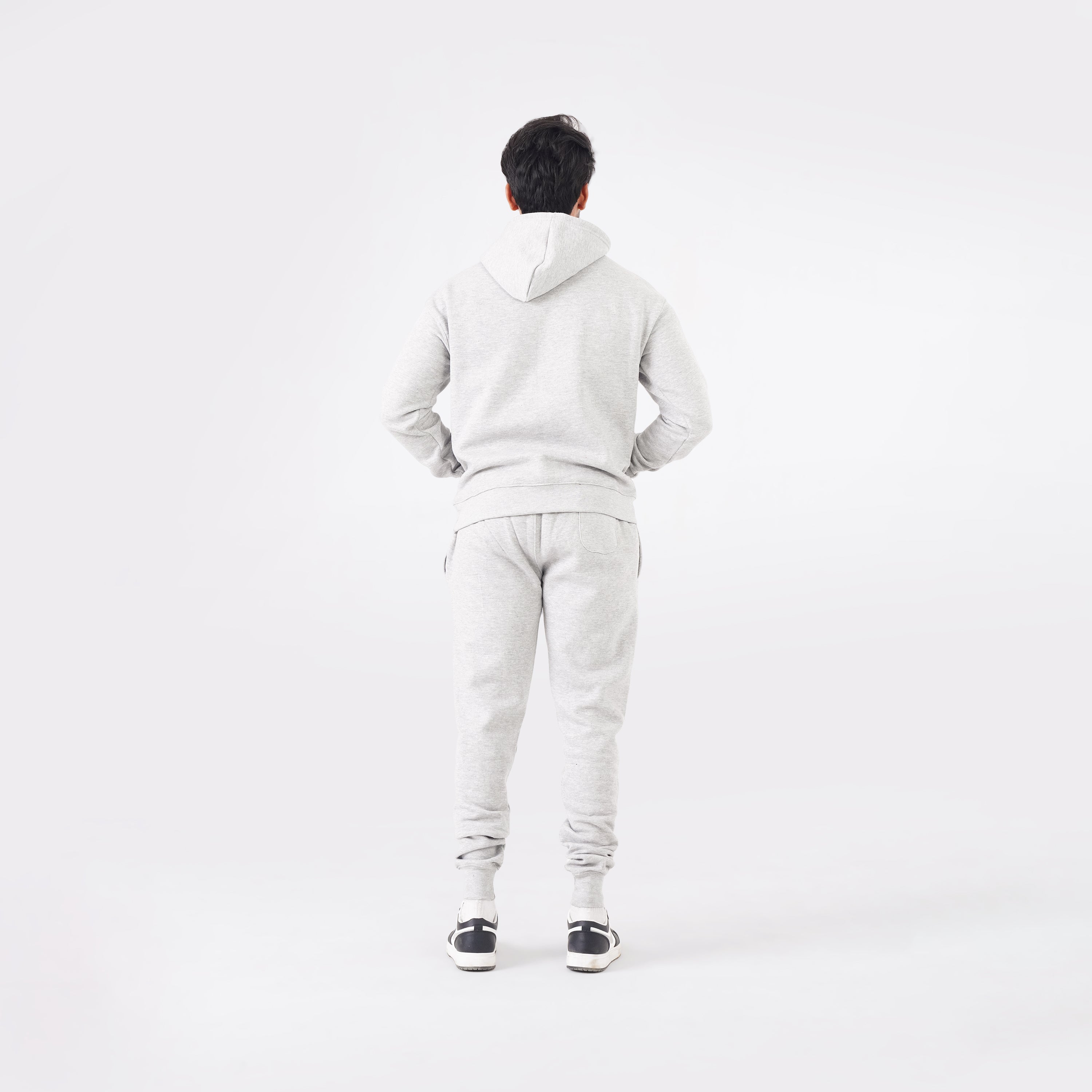 Grey Cotton Oversized Hoodie (300 GSM)