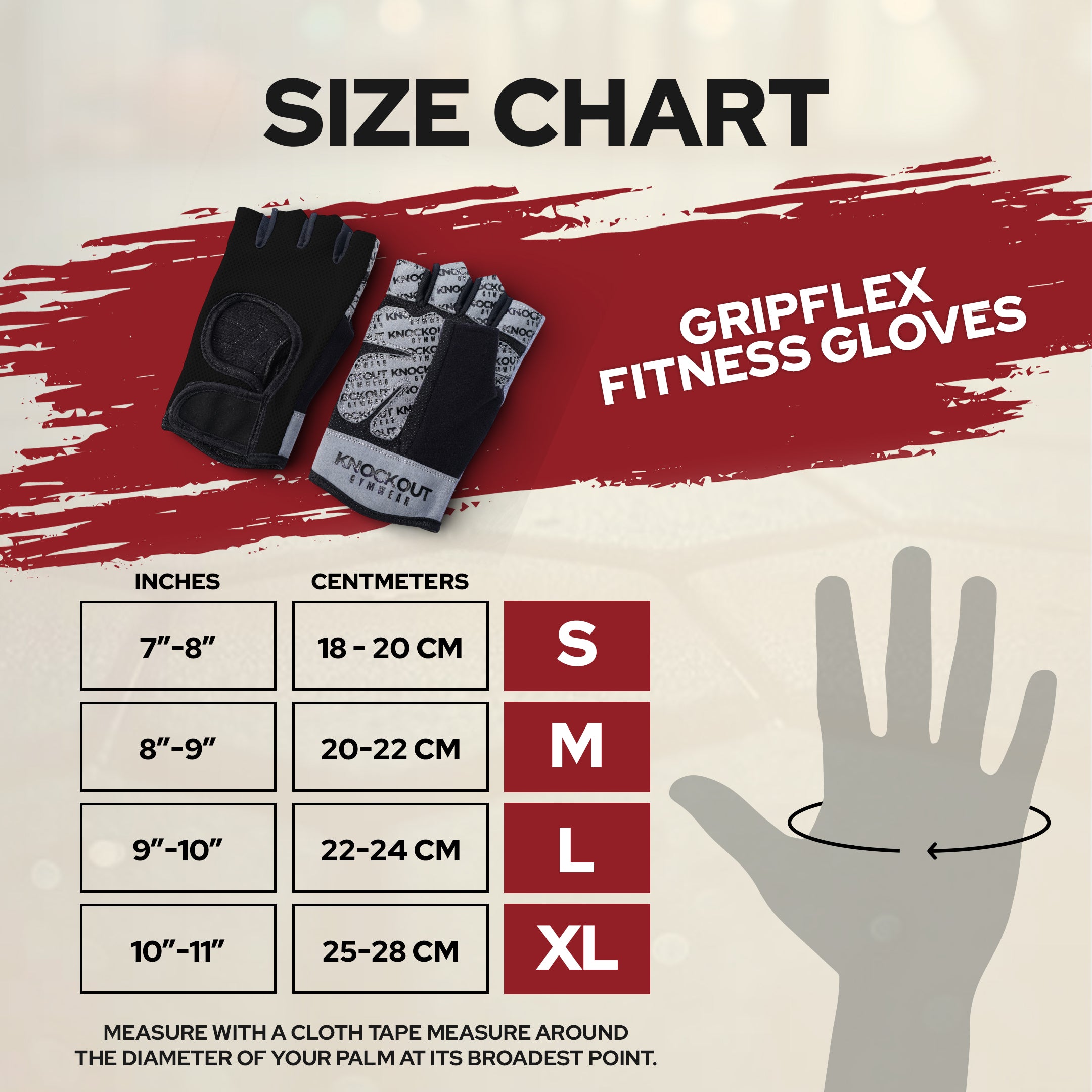 Knockout Lift Pro Glove - Black