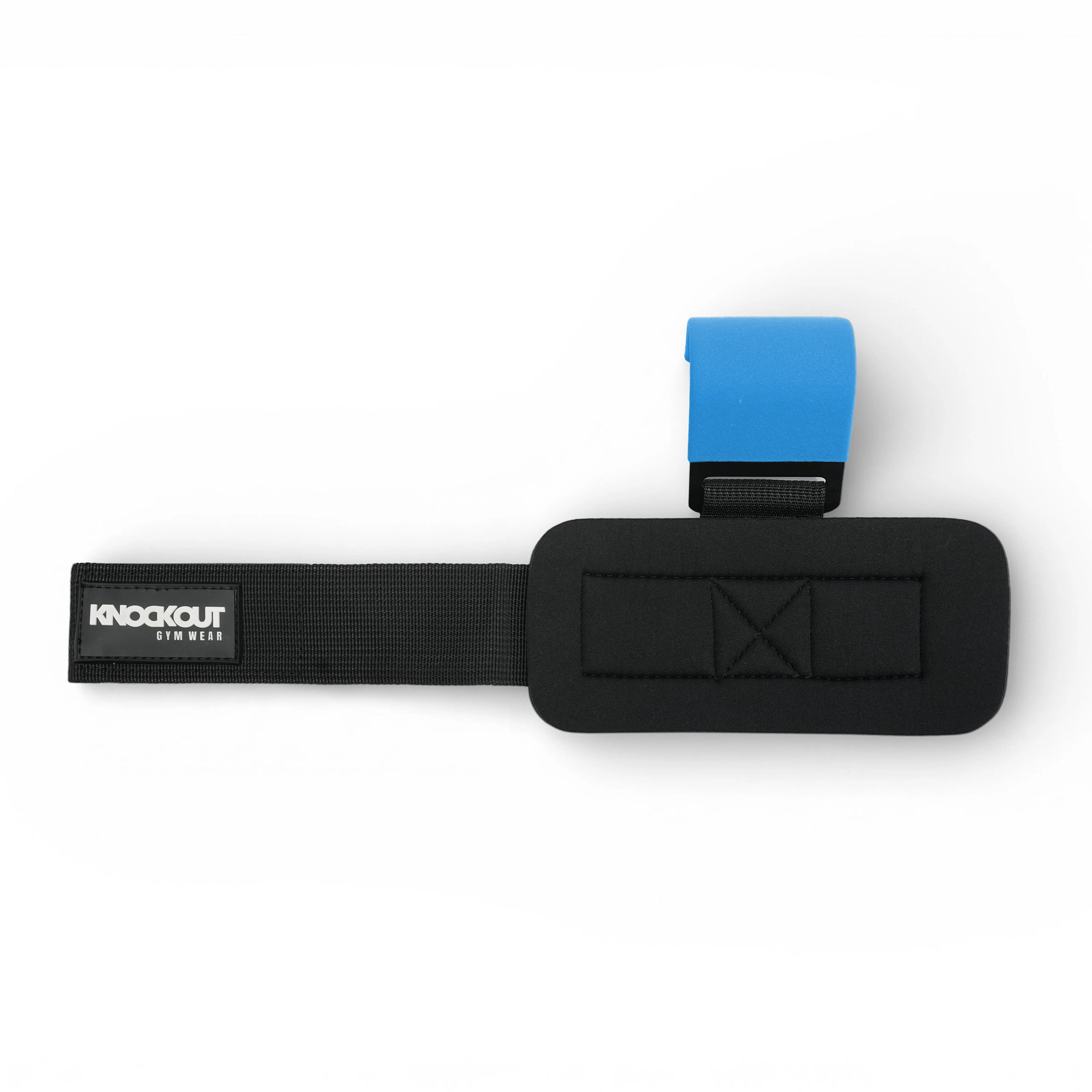 Weight Lifting Hook Straps blue