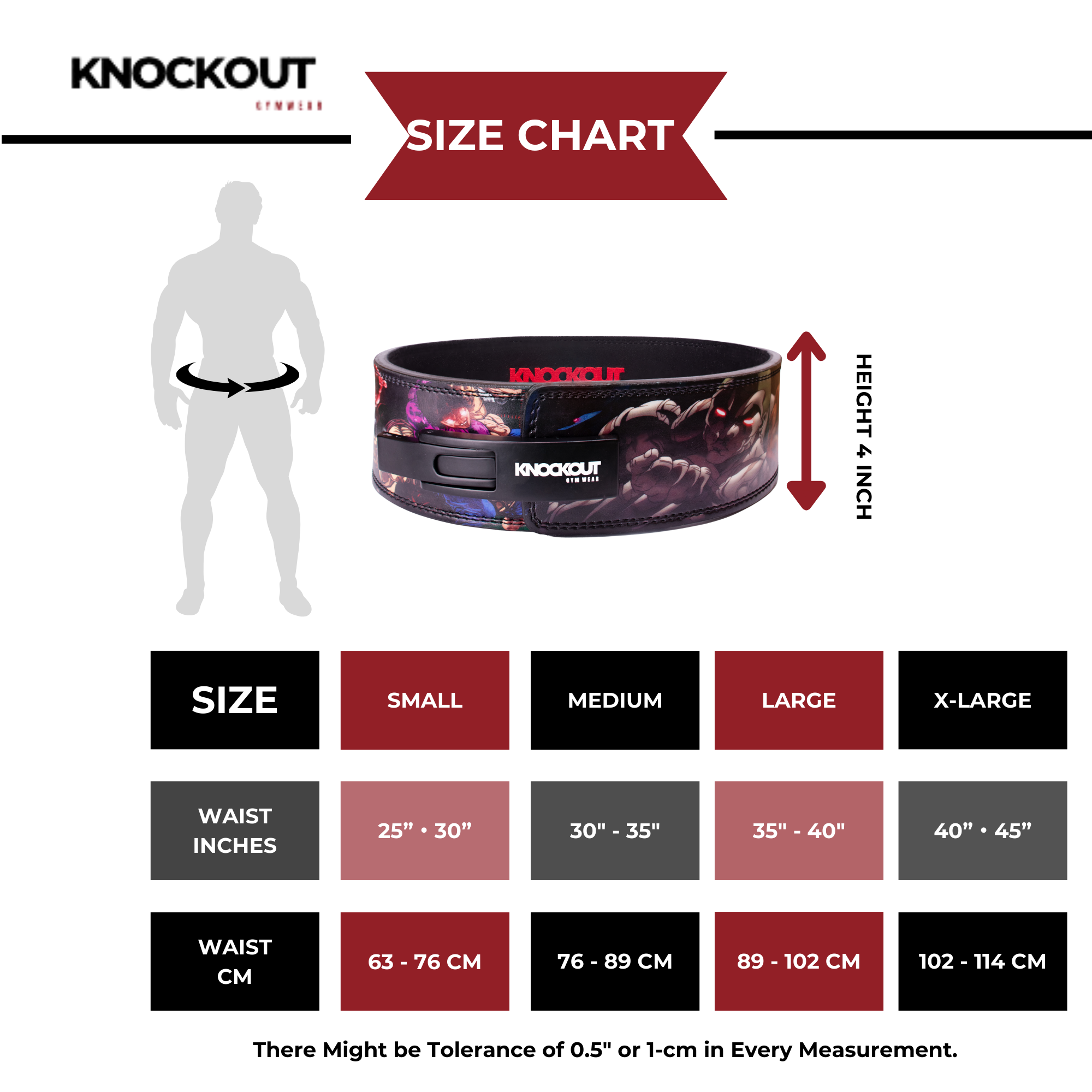Knockout Gymwear Power Kit - 10MM BAKI Edition