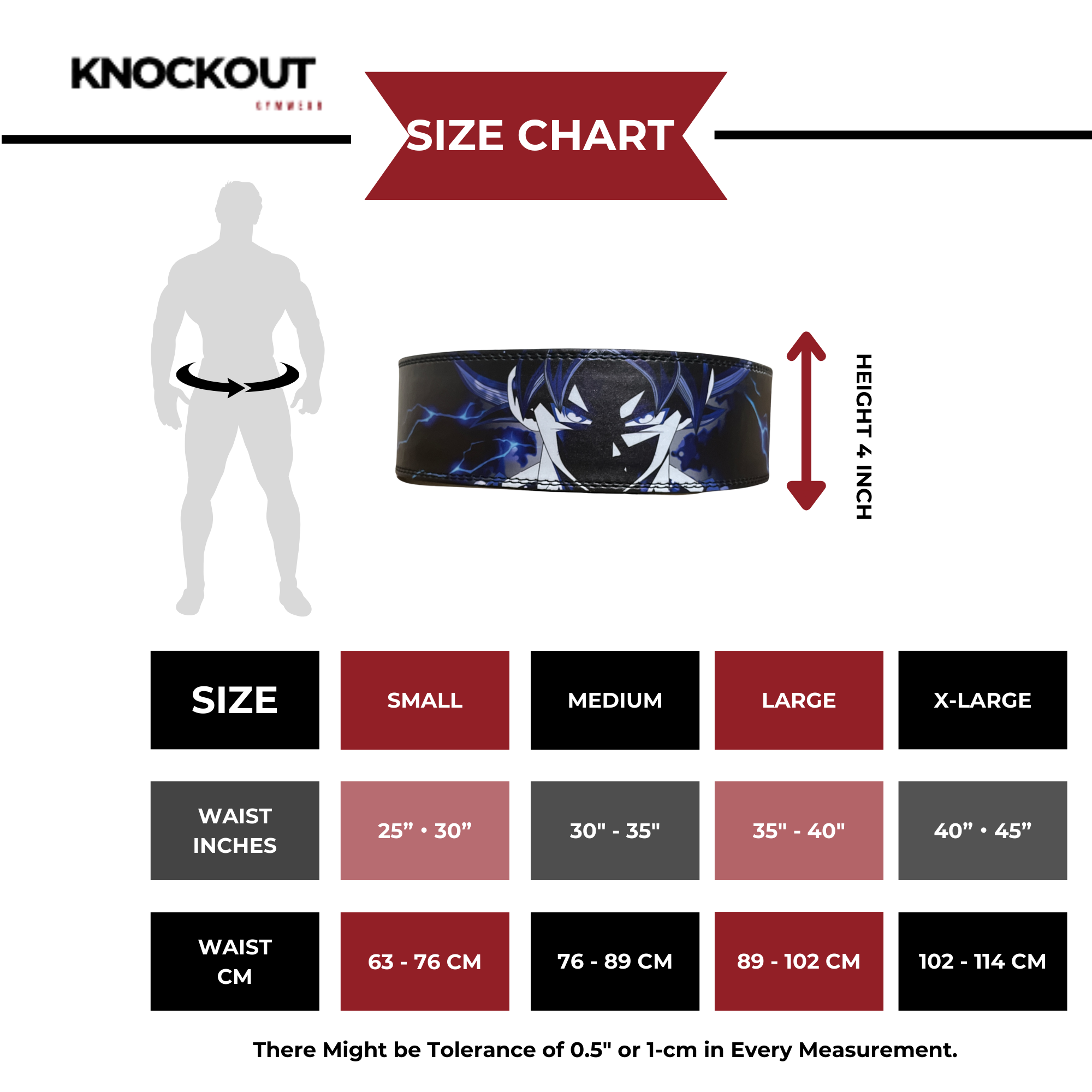 Knockout Gymwear Power Kit - 10MM GUKO