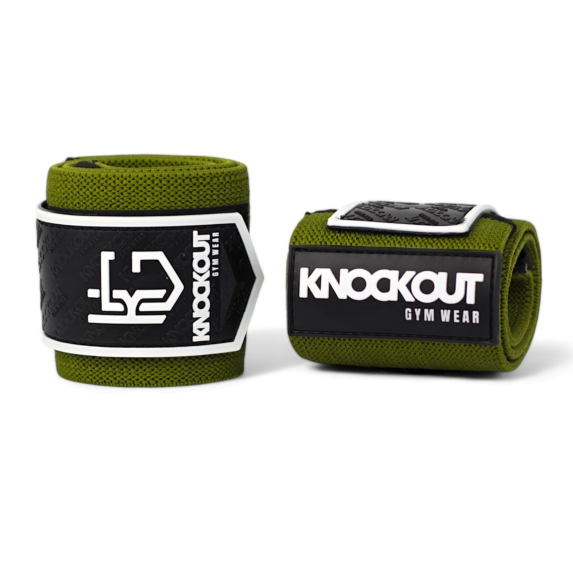 Knockout 20 - In Wrist Wrap - Green - Knockoutgymwear