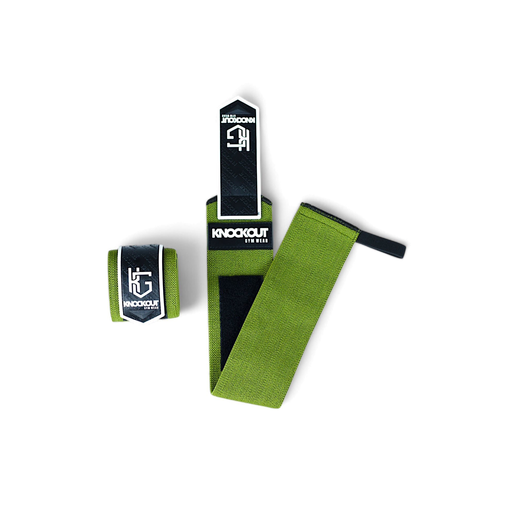 Knockout 20 - In Wrist Wrap - Green - Knockoutgymwear