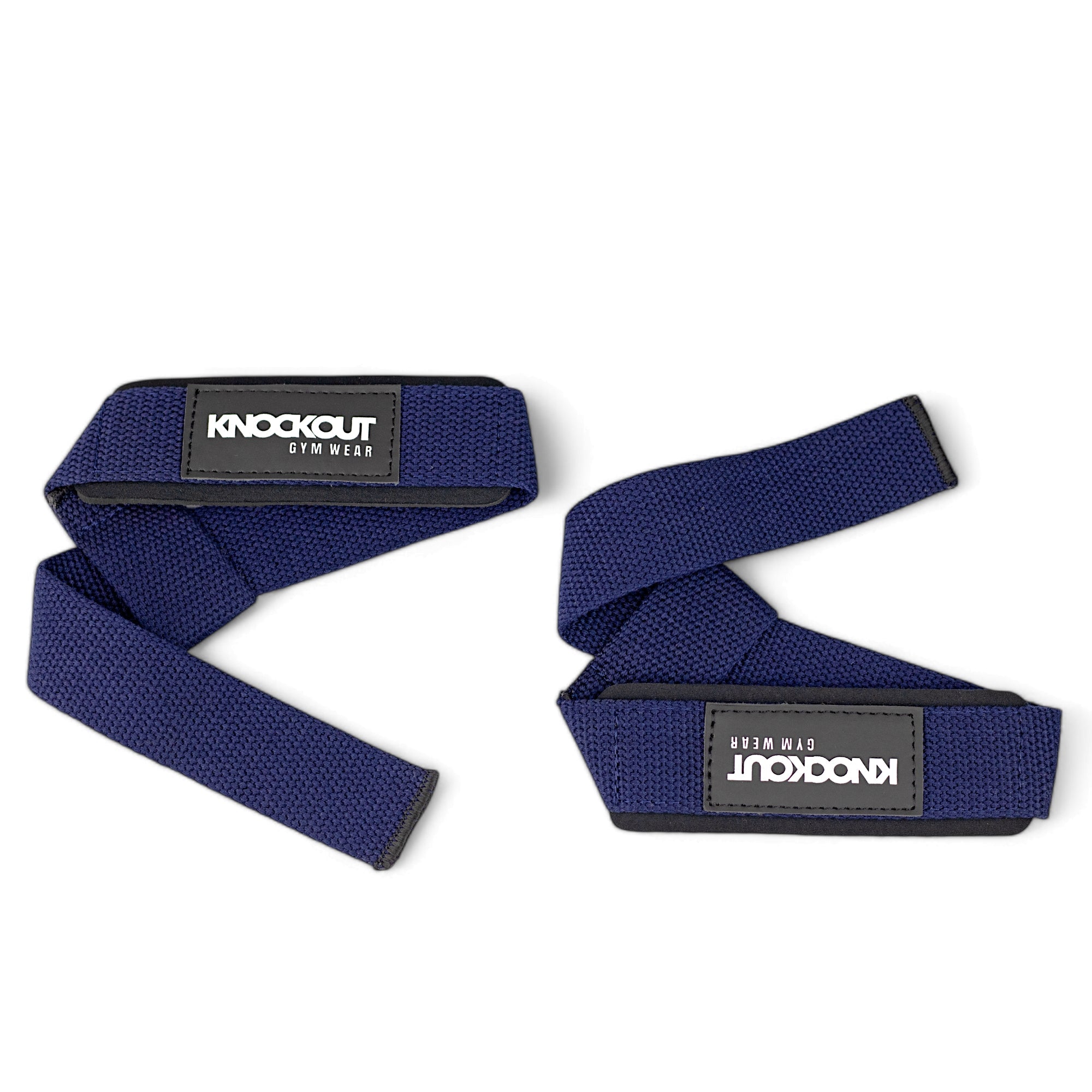 Knockout Blue Lifting Straps - Knockoutgymwear