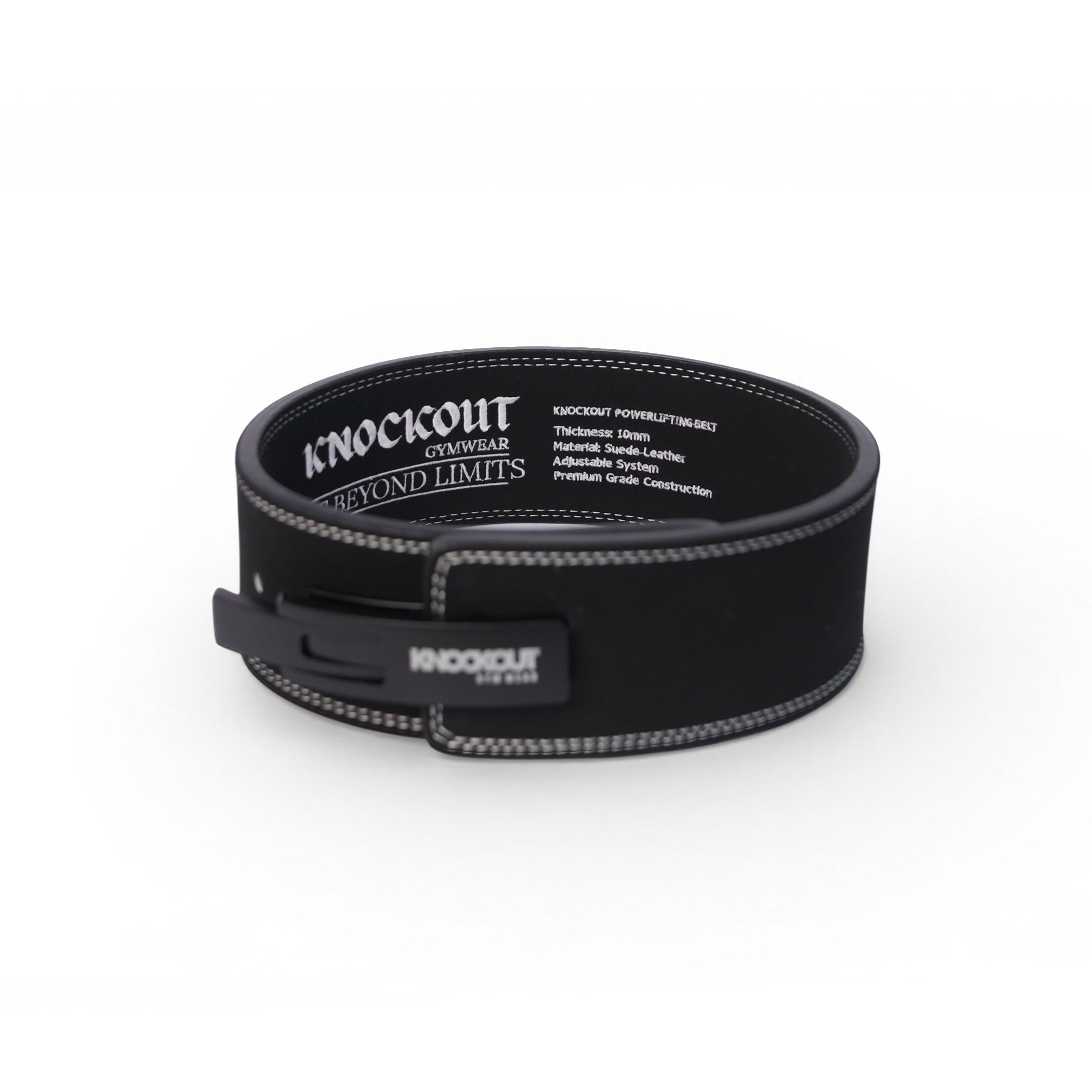 Knockout 10MM Belt Powerlifting Lever Belt