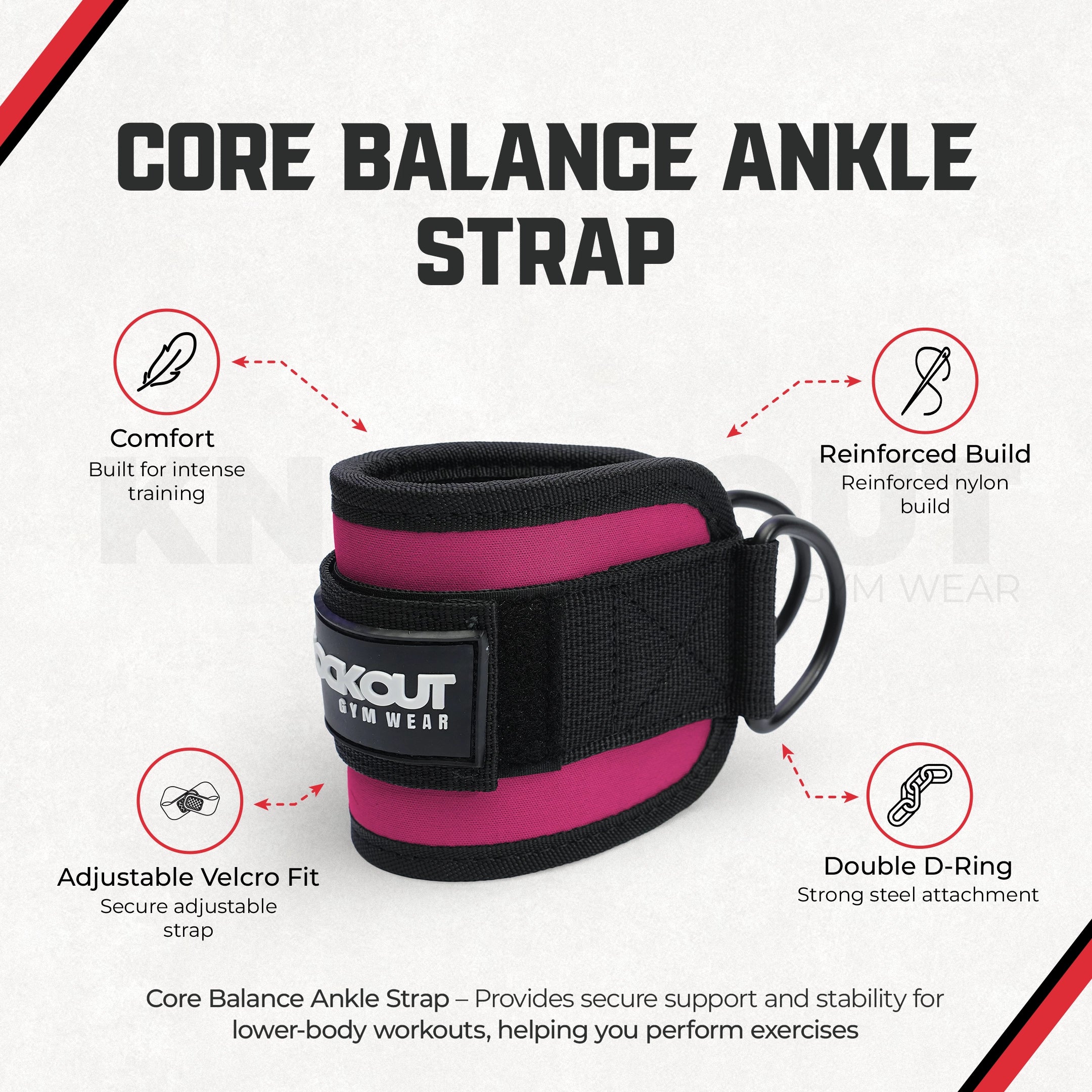 Knockout Ankle Strap