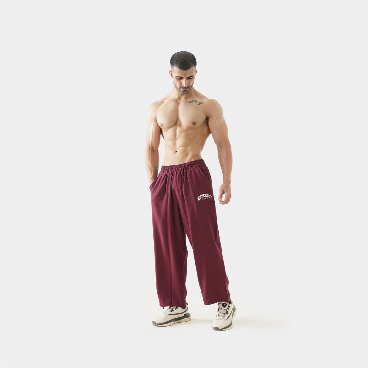 Knockout Baggy Trouser – Maroon