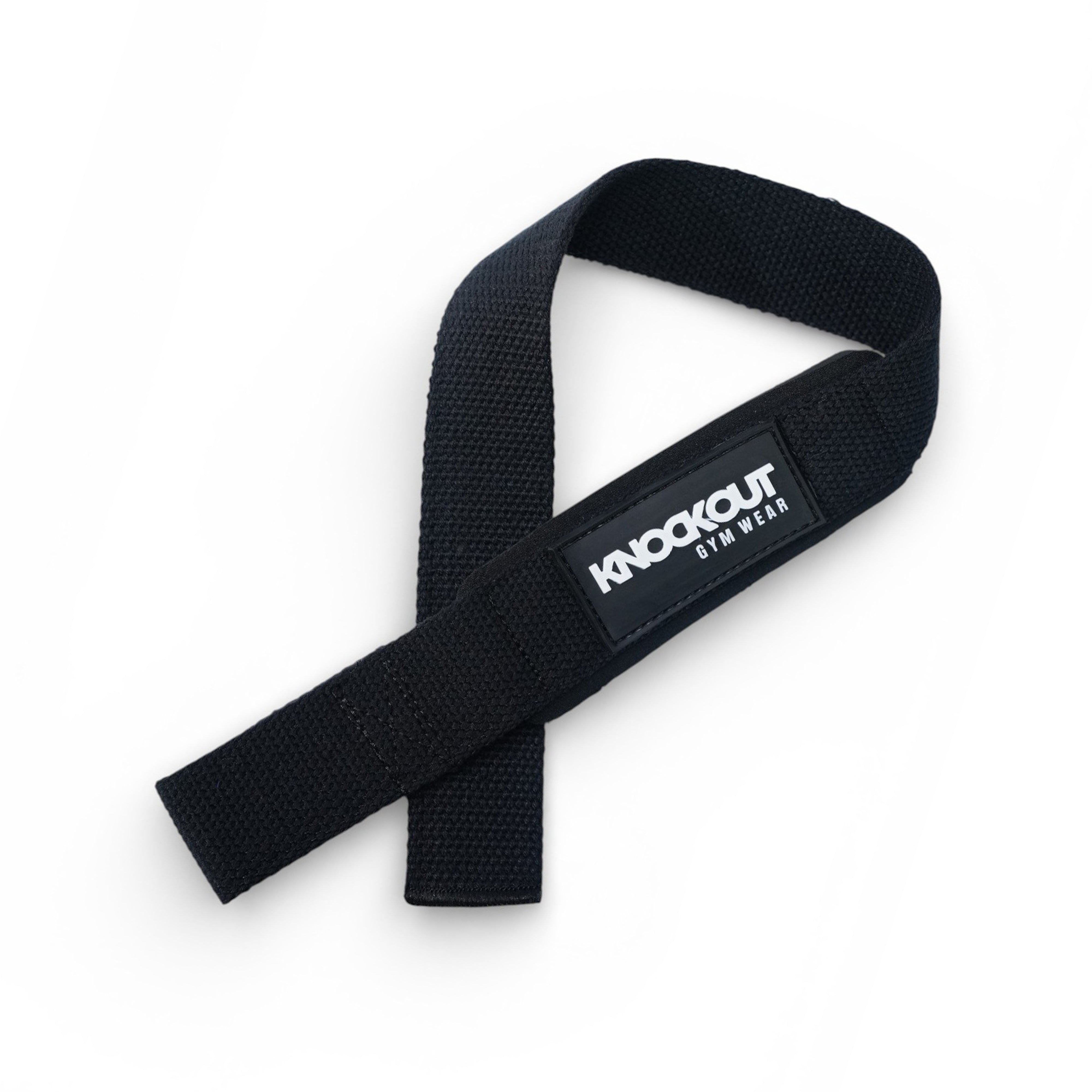 Knockout Black & White Lifting Straps