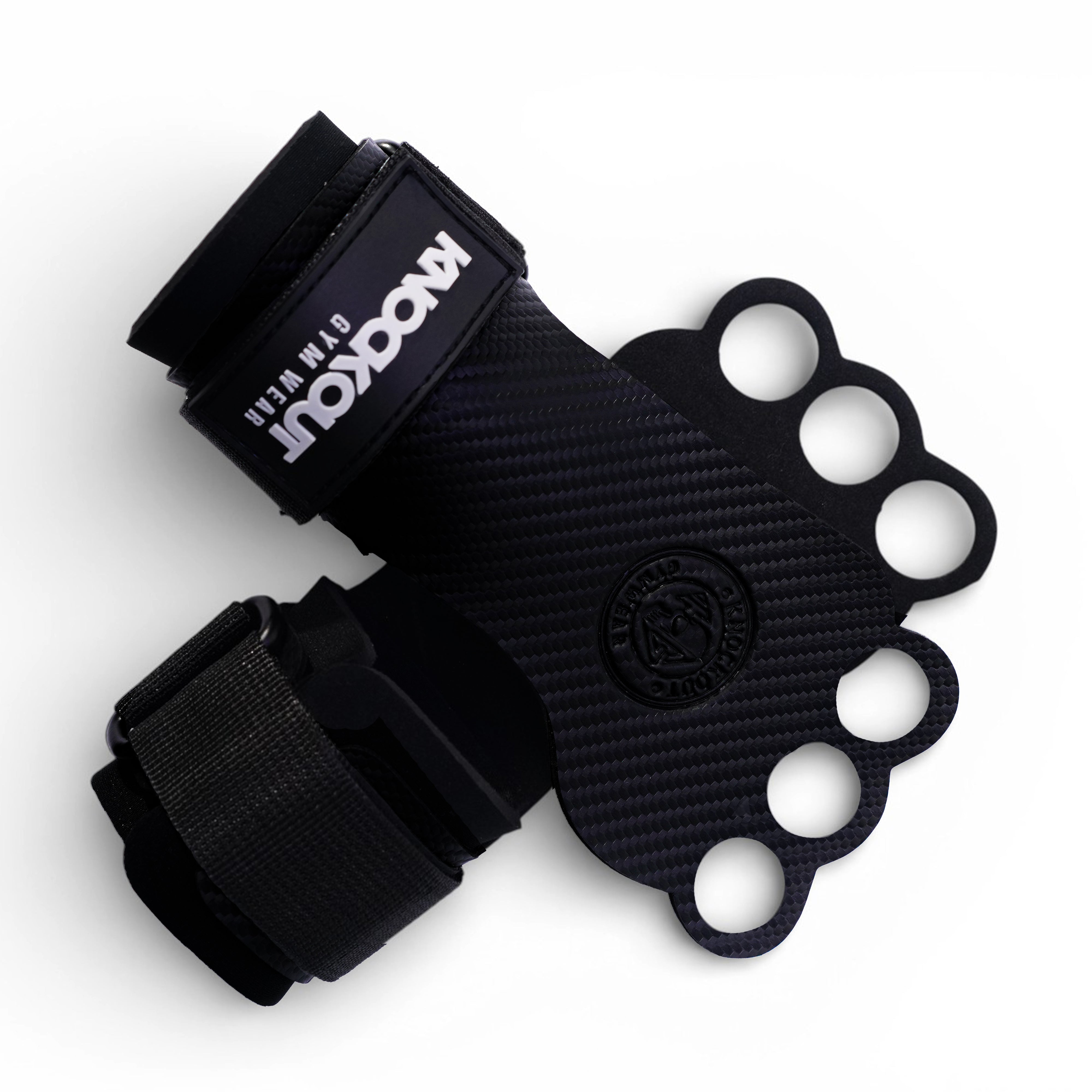 Knockout 3-Hole Carbon Fiber Training Grips